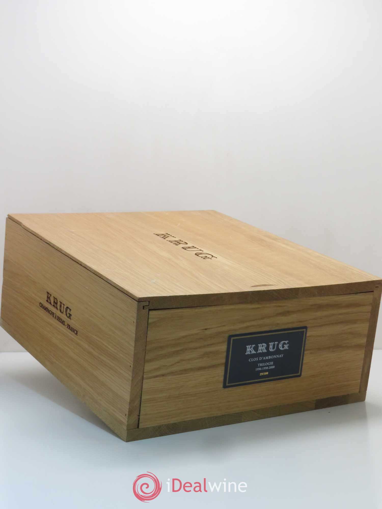 Clos d'Ambonnay Krug Trilogie 1996 - 1998 - 2000 - Lot of 3 bottles - 3