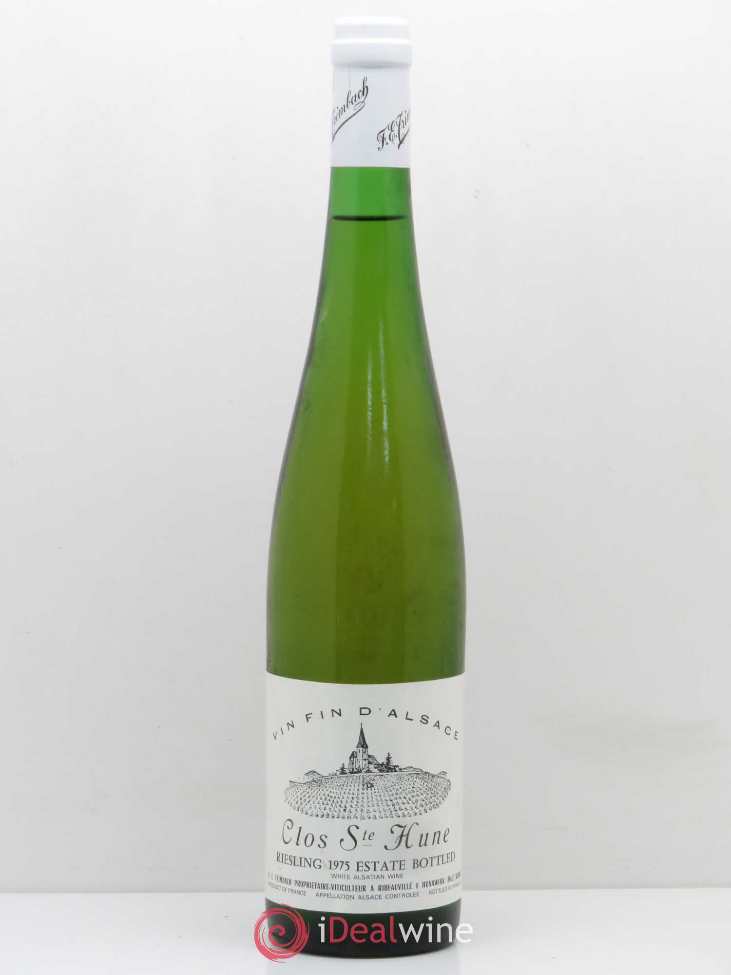 Alsace Riesling Clos Sainte-Hune Trimbach (Domaine) 1975 - Lot de 1 bouteille - 0