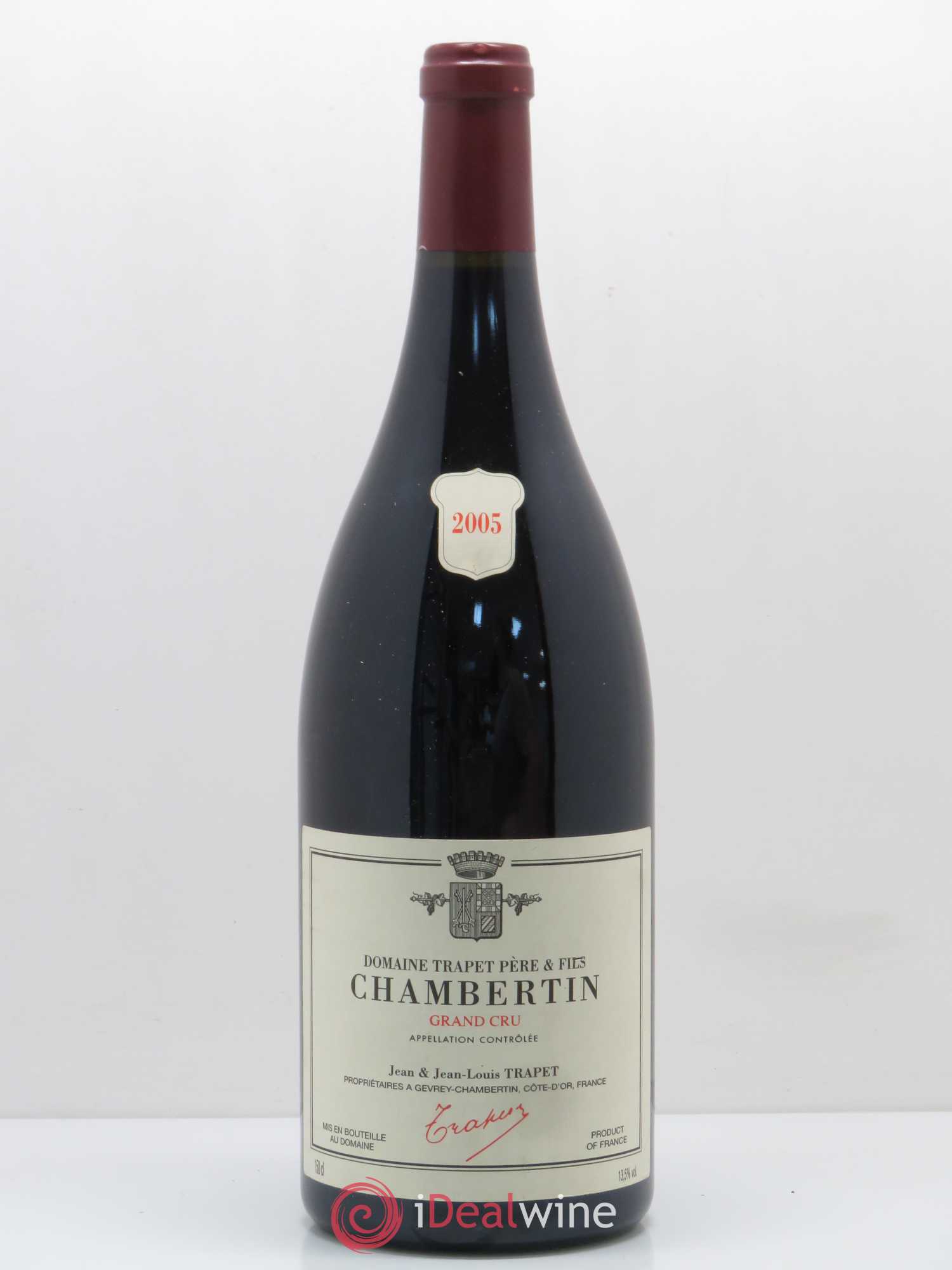 Chambertin Grand Cru Domaine Trapet 2005 - Lot de 1 magnum - 0