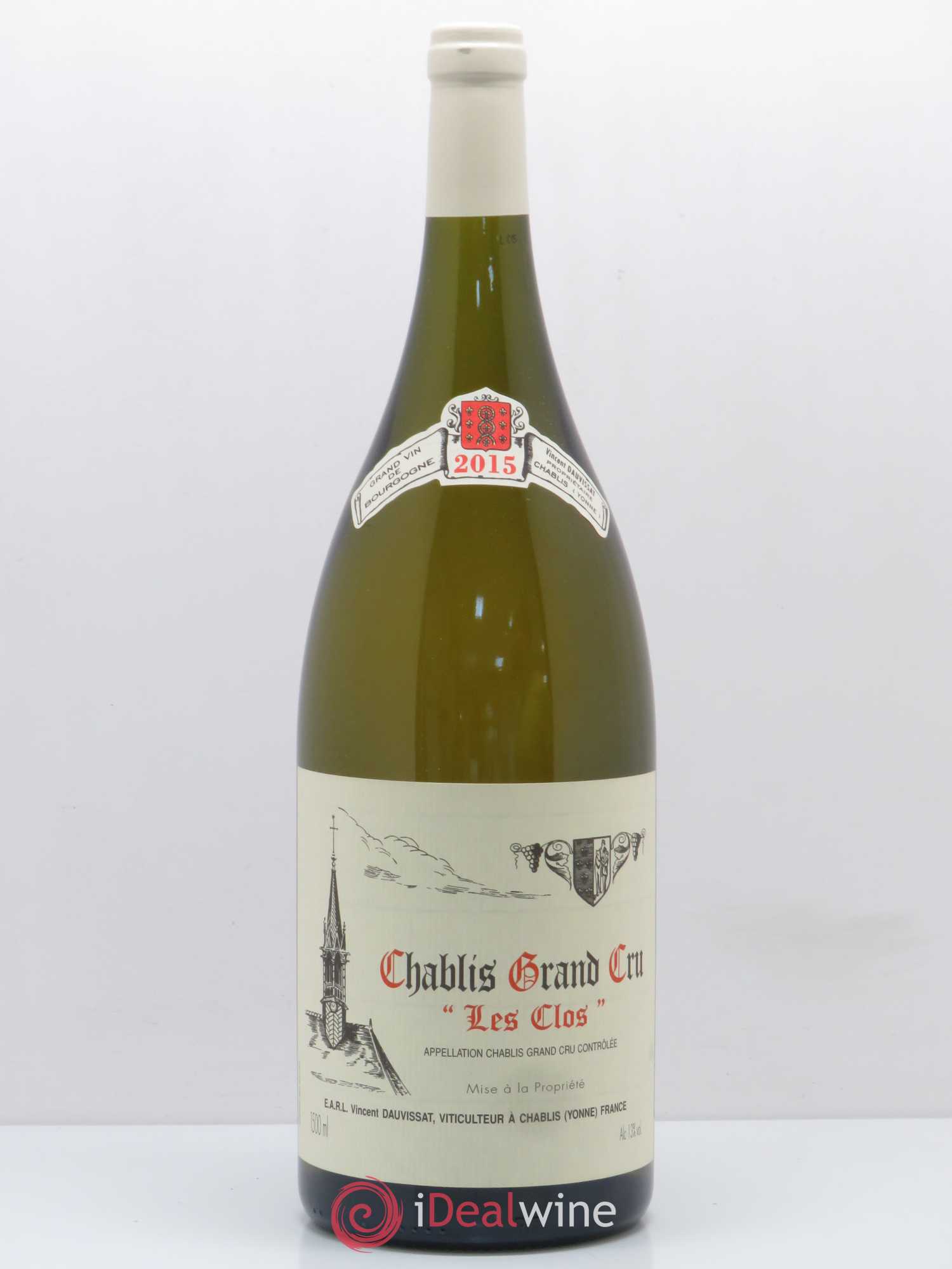 Chablis Grand Cru Les Clos Vincent Dauvissat (Domaine) 2015 - Lot de 1 magnum - 0
