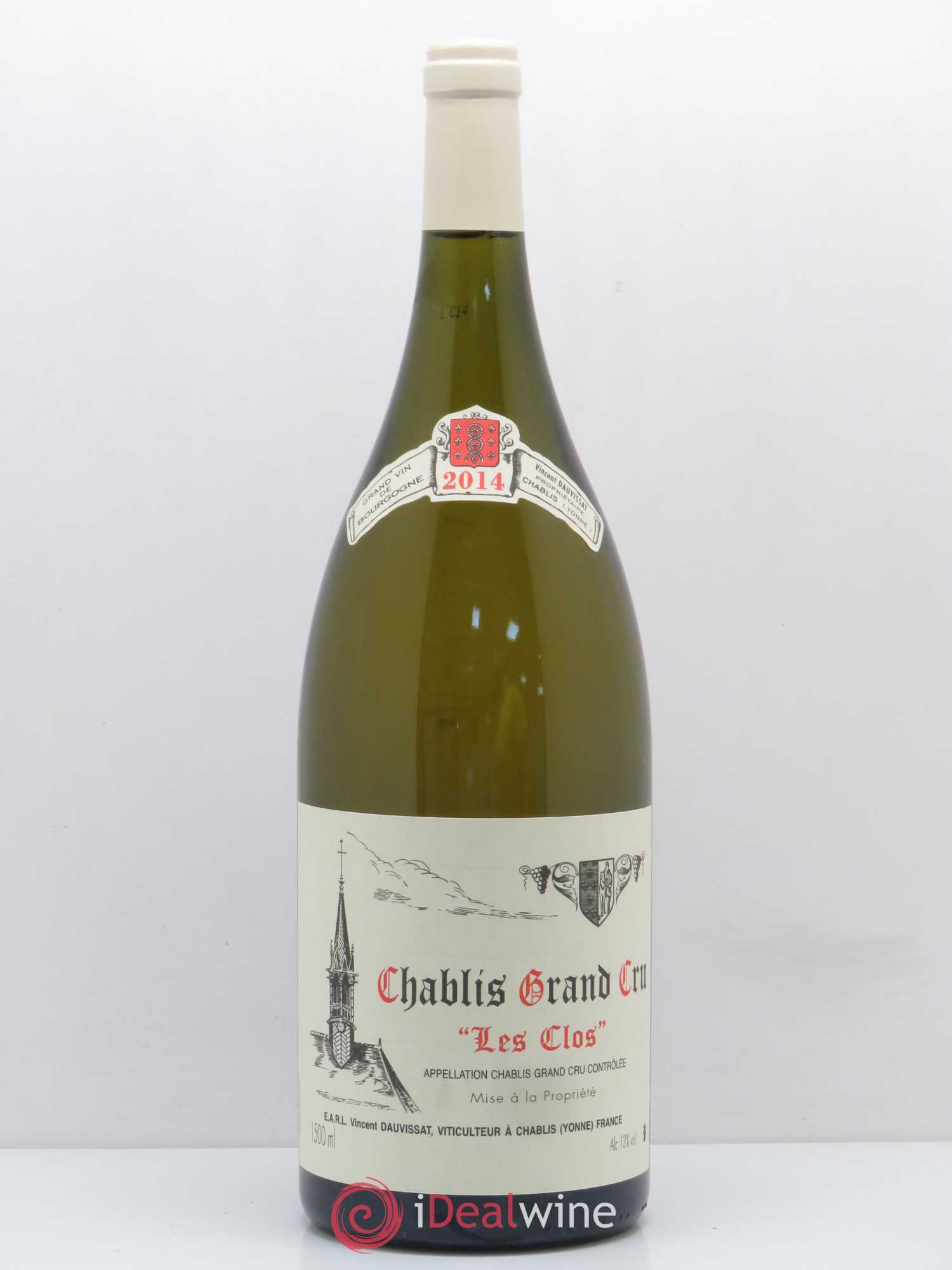 Chablis Grand Cru Les Clos Vincent Dauvissat (Domaine) 2014 - Lot de 1 magnum - 0