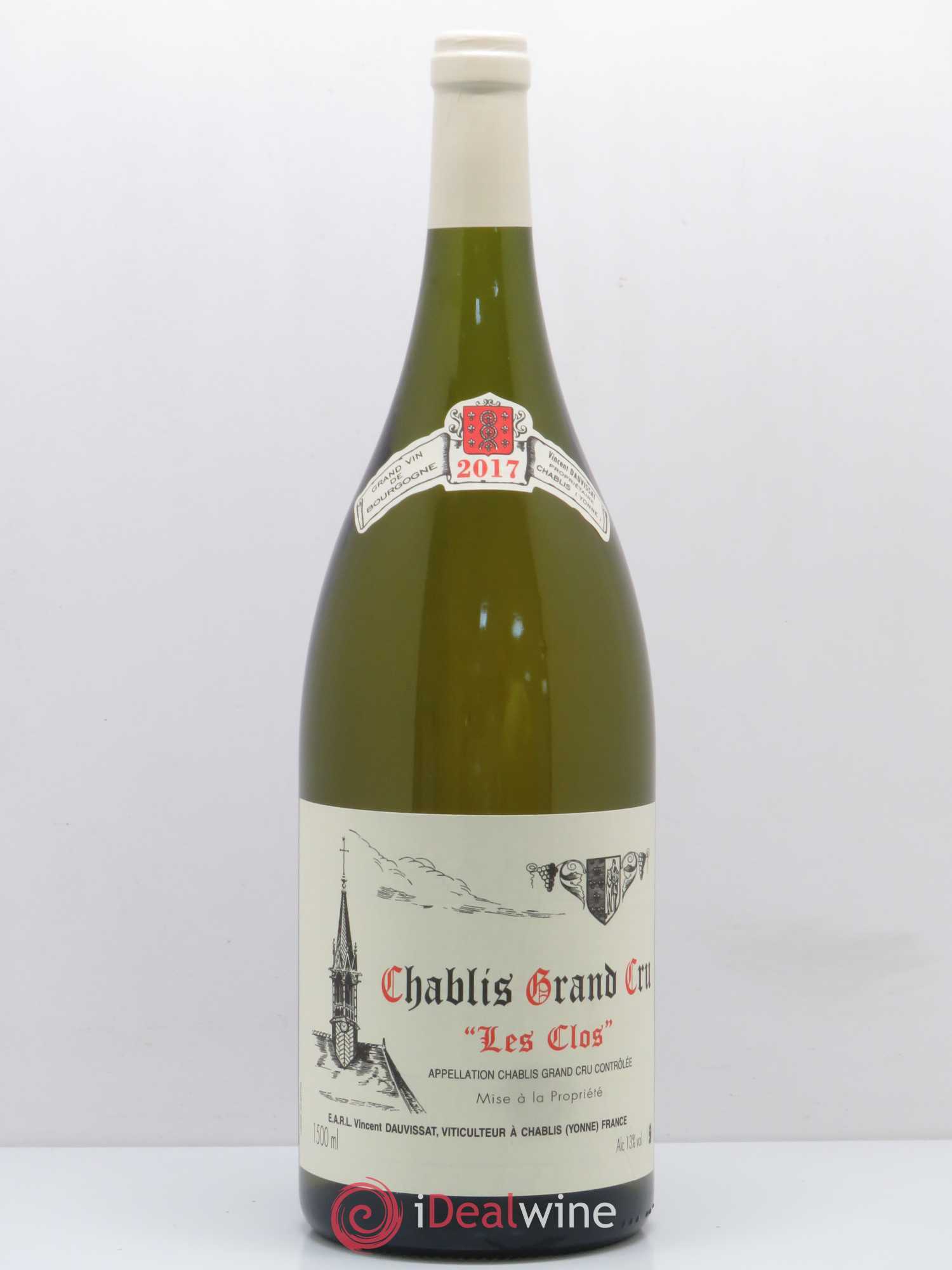 Chablis Grand Cru Les Clos Vincent Dauvissat (Domaine) 2017 - Lot de 1 magnum - 0