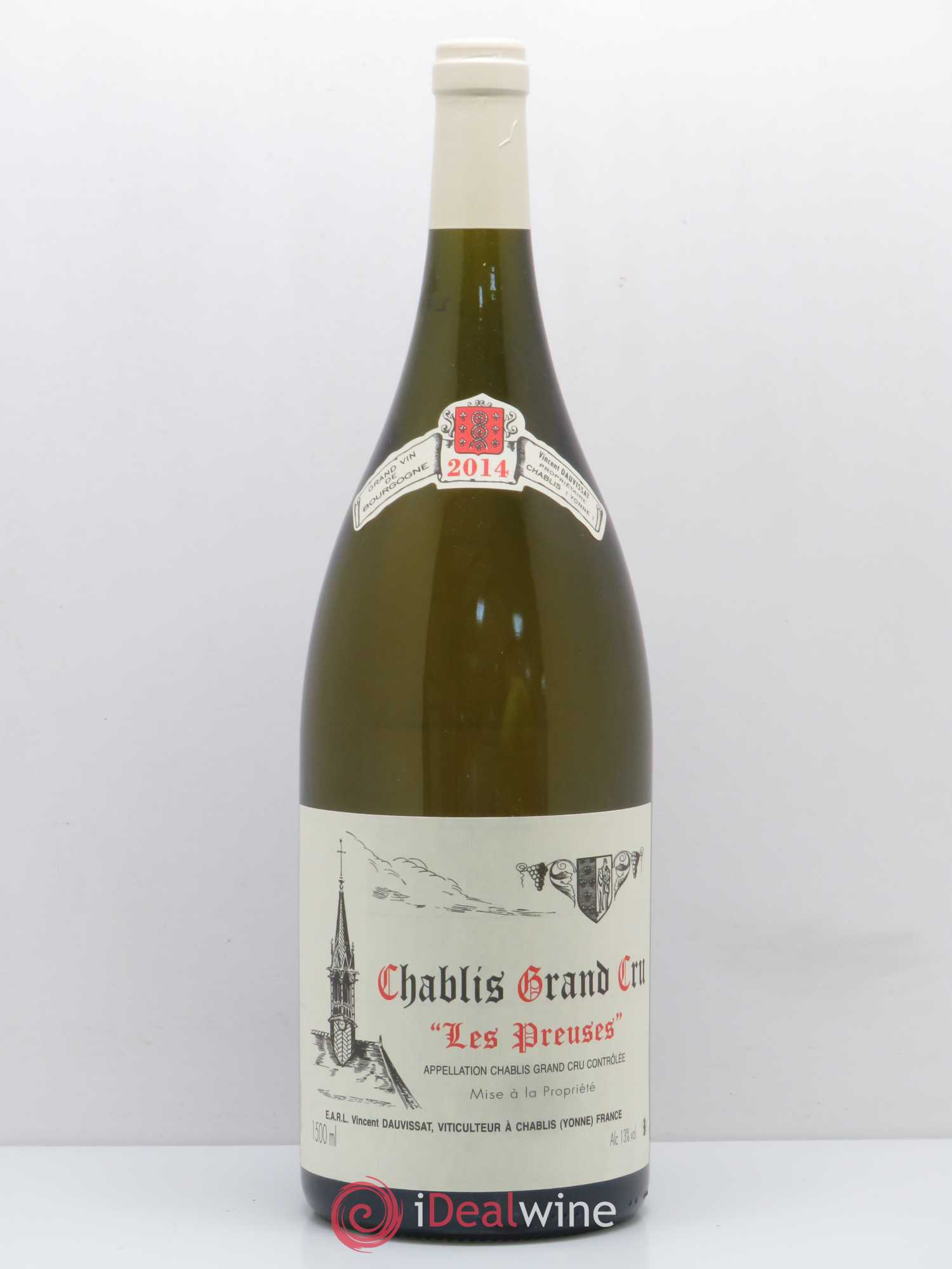 Chablis Grand Cru Les Preuses Vincent Dauvissat (Domaine) 2014 - Lot de 1 magnum - 0