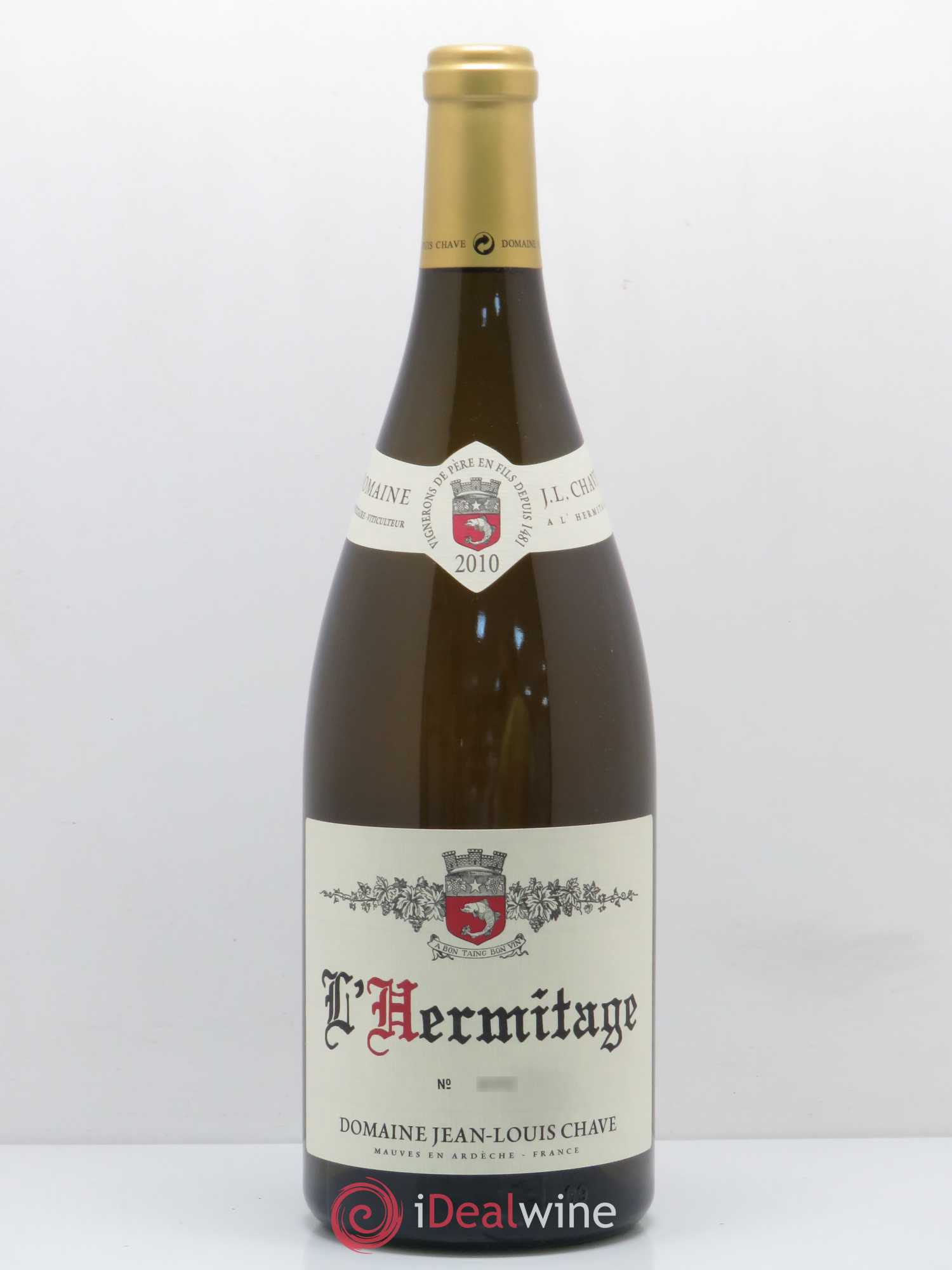 Hermitage Jean-Louis Chave 2010 - Lot de 1 magnum - 0