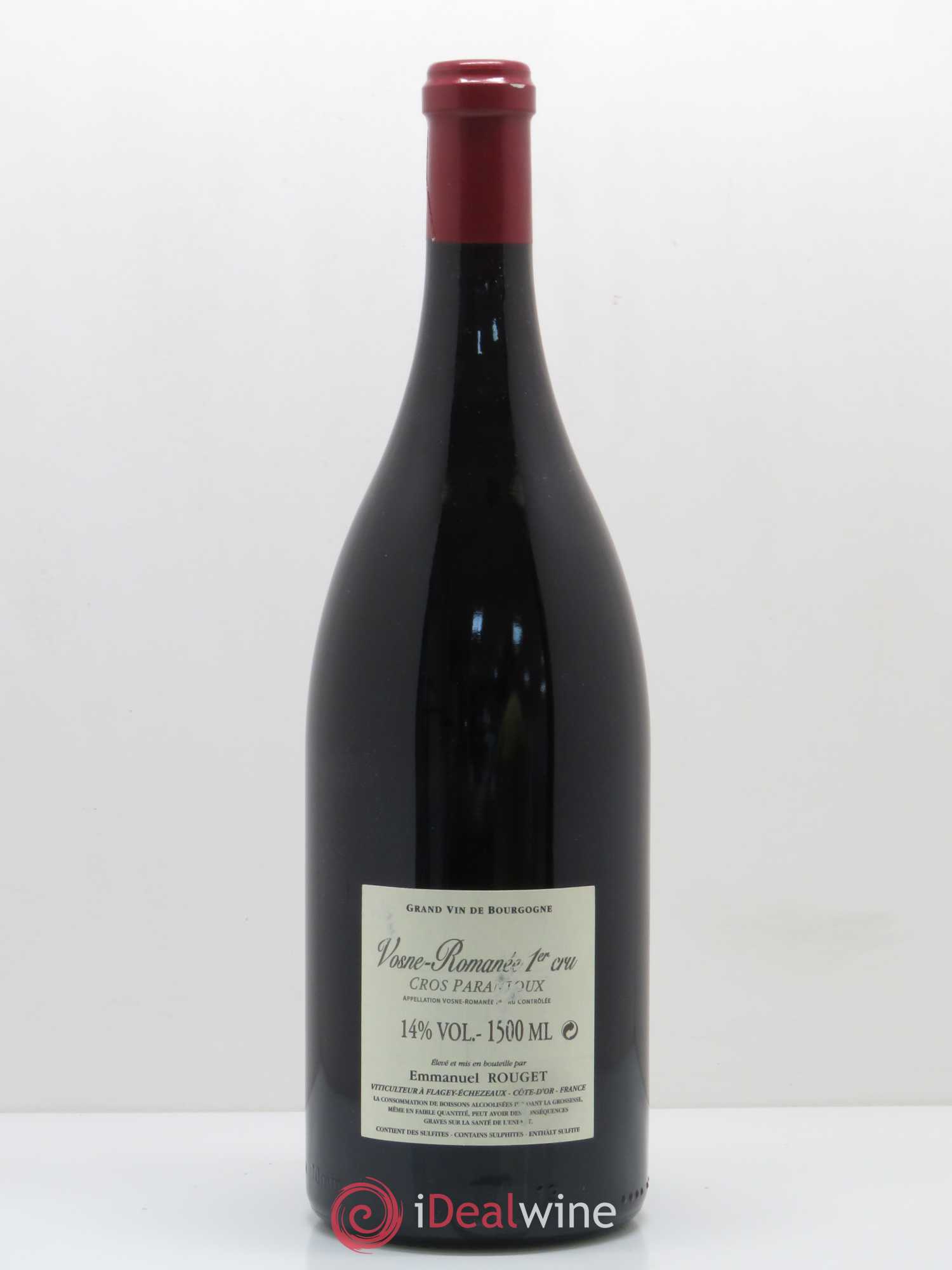 Vosne-Romanée 1er Cru Cros Parantoux Emmanuel Rouget 2010 - Lot de 1 magnum - 1