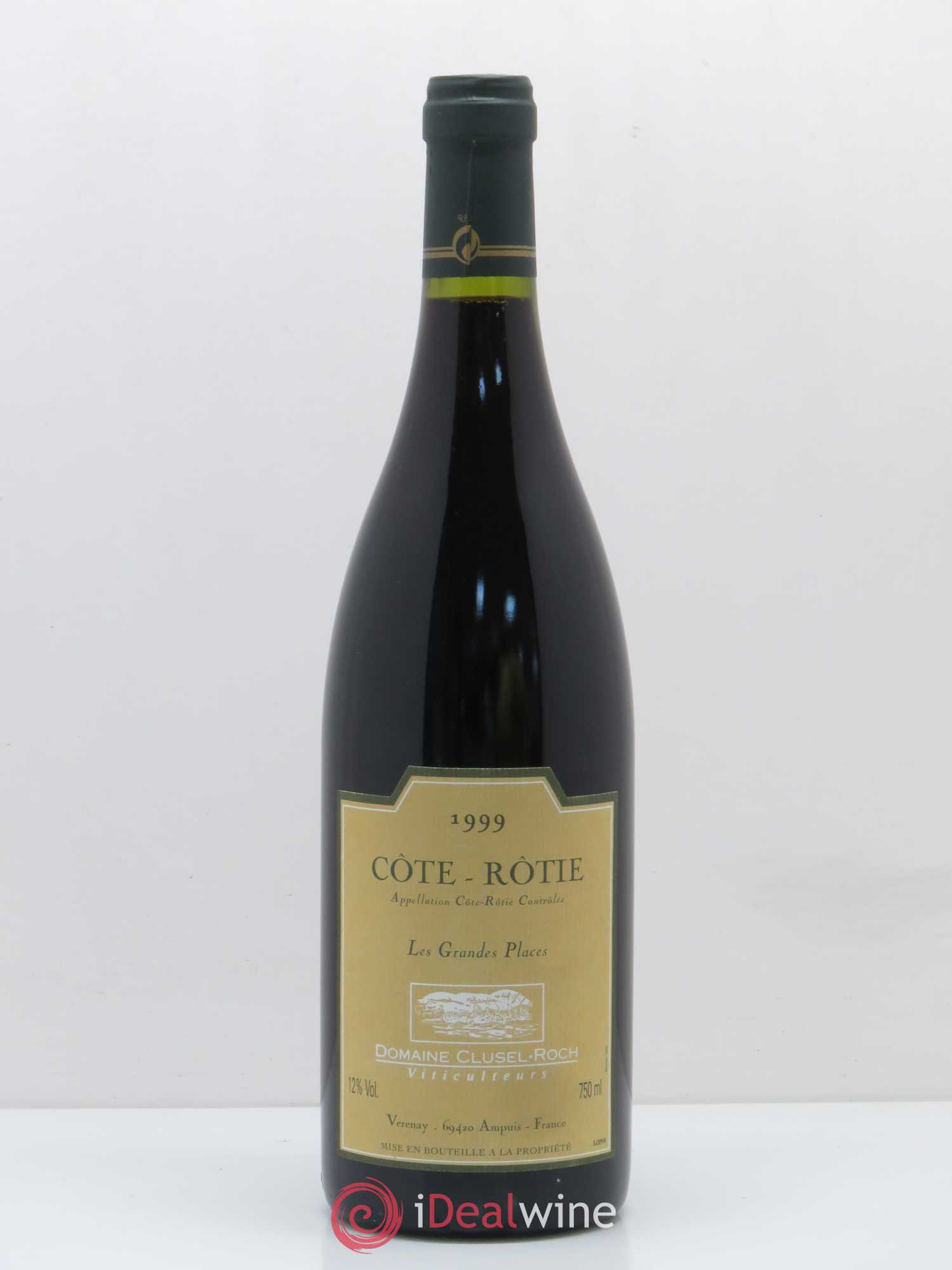 Côte-Rôtie Les Grandes Places Clusel-Roch 1999 - Lot de 1 bouteille - 0