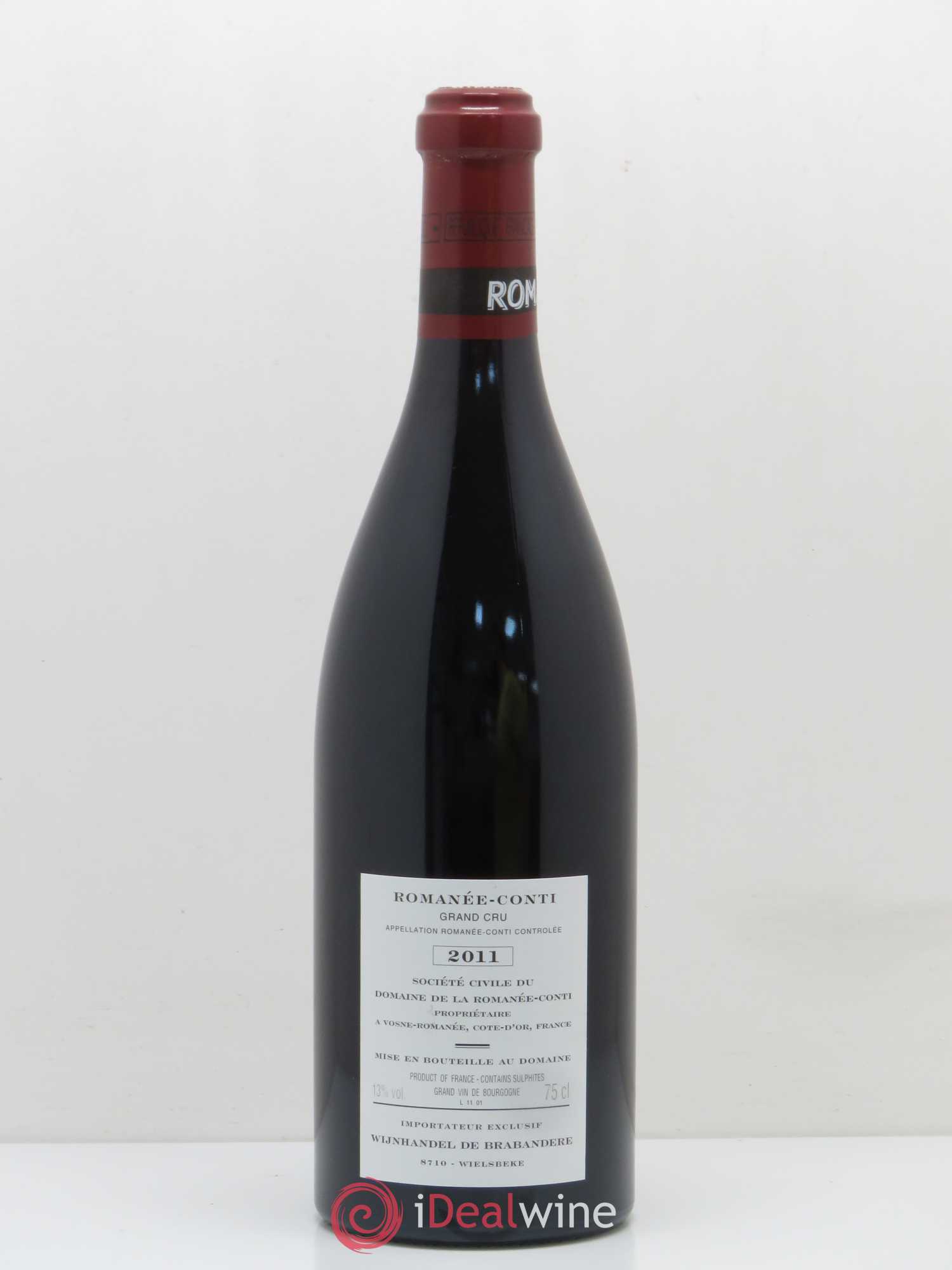 Romanée-Conti Grand Cru Domaine de la Romanée-Conti 2011 - Lot de 1 bouteille - 1
