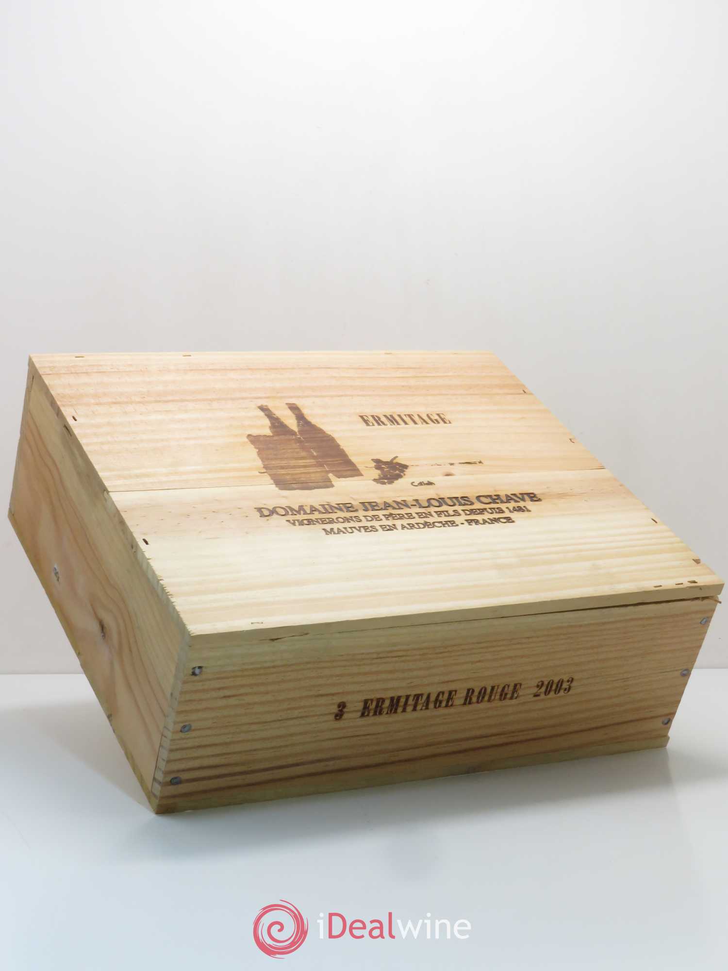 Hermitage Ermitage Cuvée Cathelin Jean-Louis Chave 2003 - Lot of 3 bottles - 2