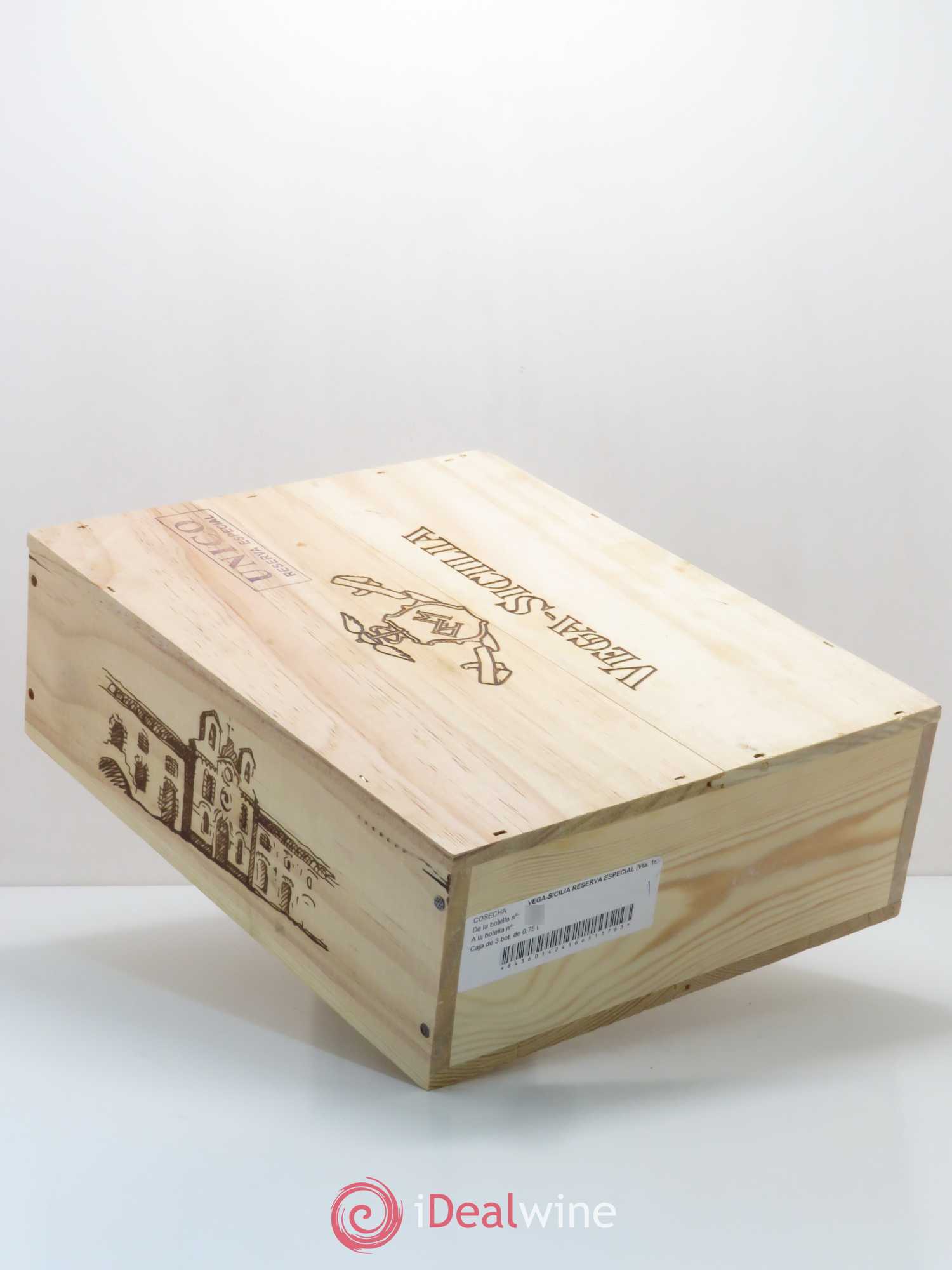 Ribera Del Duero Vega Sicilia Unico Reserva Especial Famille Alvarez Unico 1996/1998/2002 - Lot de 3 bouteilles - 3