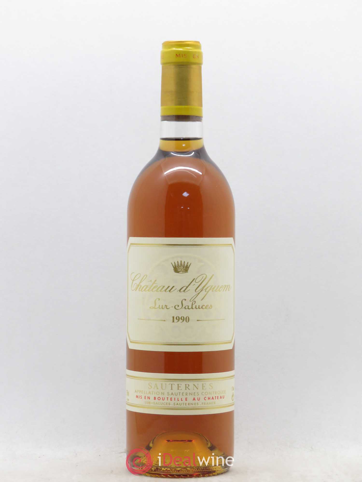 Château d' Yquem 1er Cru Classé Supérieur 1990 - Lotto di 1 bottiglia - 0