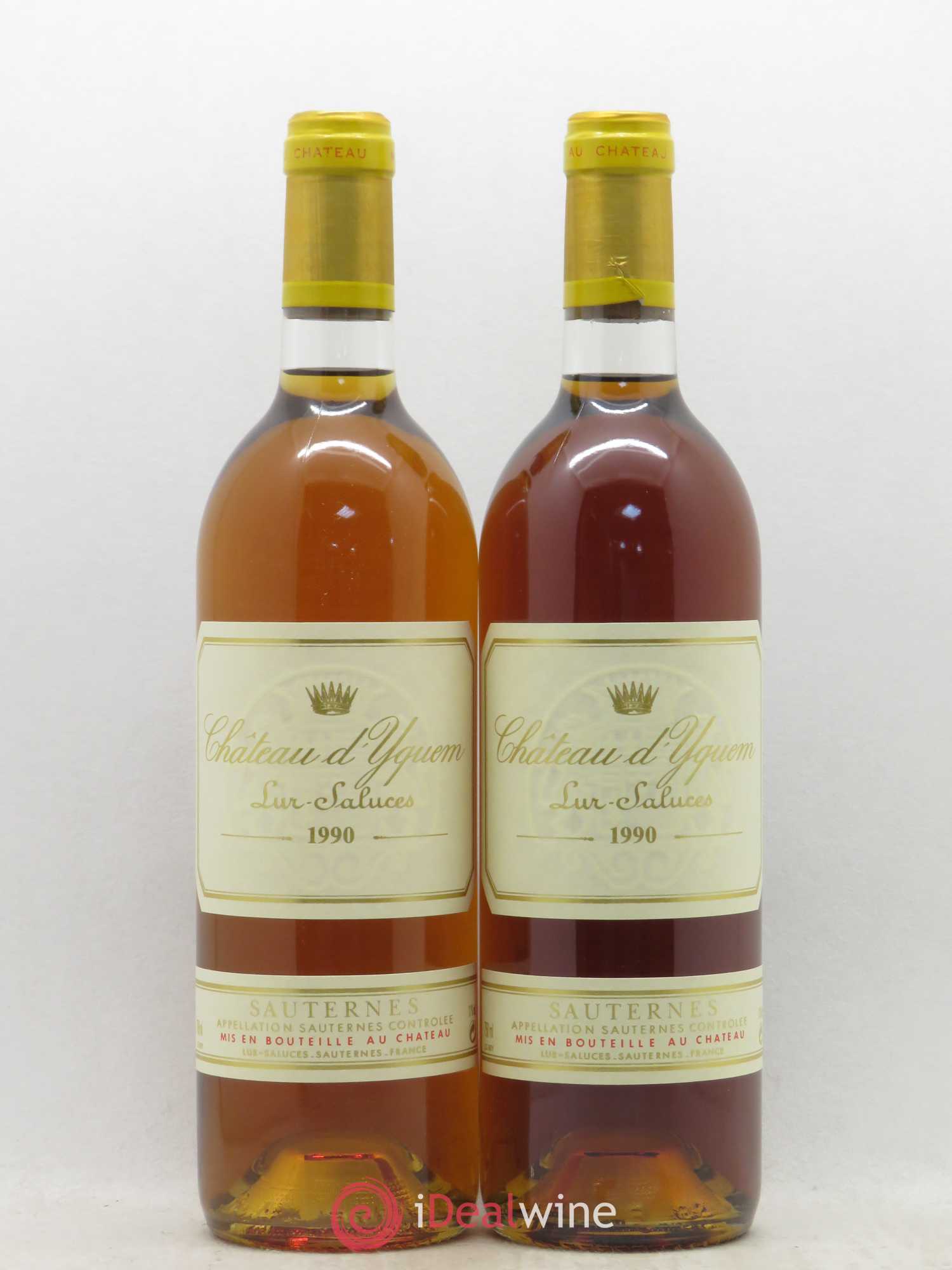 Château d' Yquem 1er Cru Classé Supérieur 1990 - Lotto di 2 bottiglie - 0