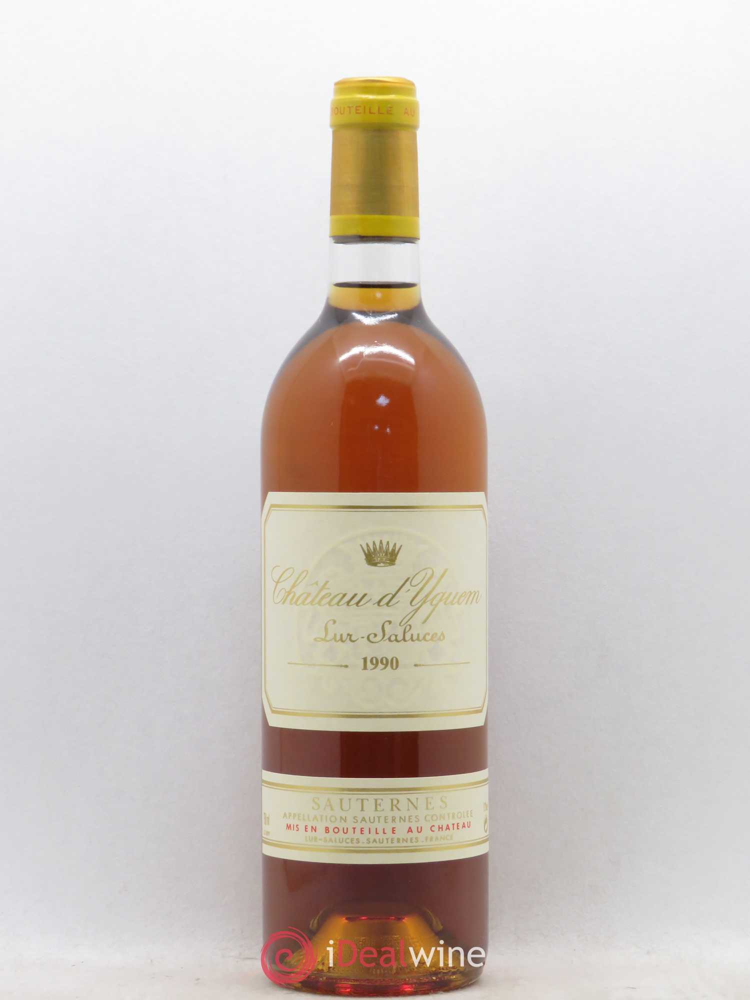 Château d' Yquem 1er Cru Classé Supérieur 1990 - Lotto di 1 bottiglia - 0