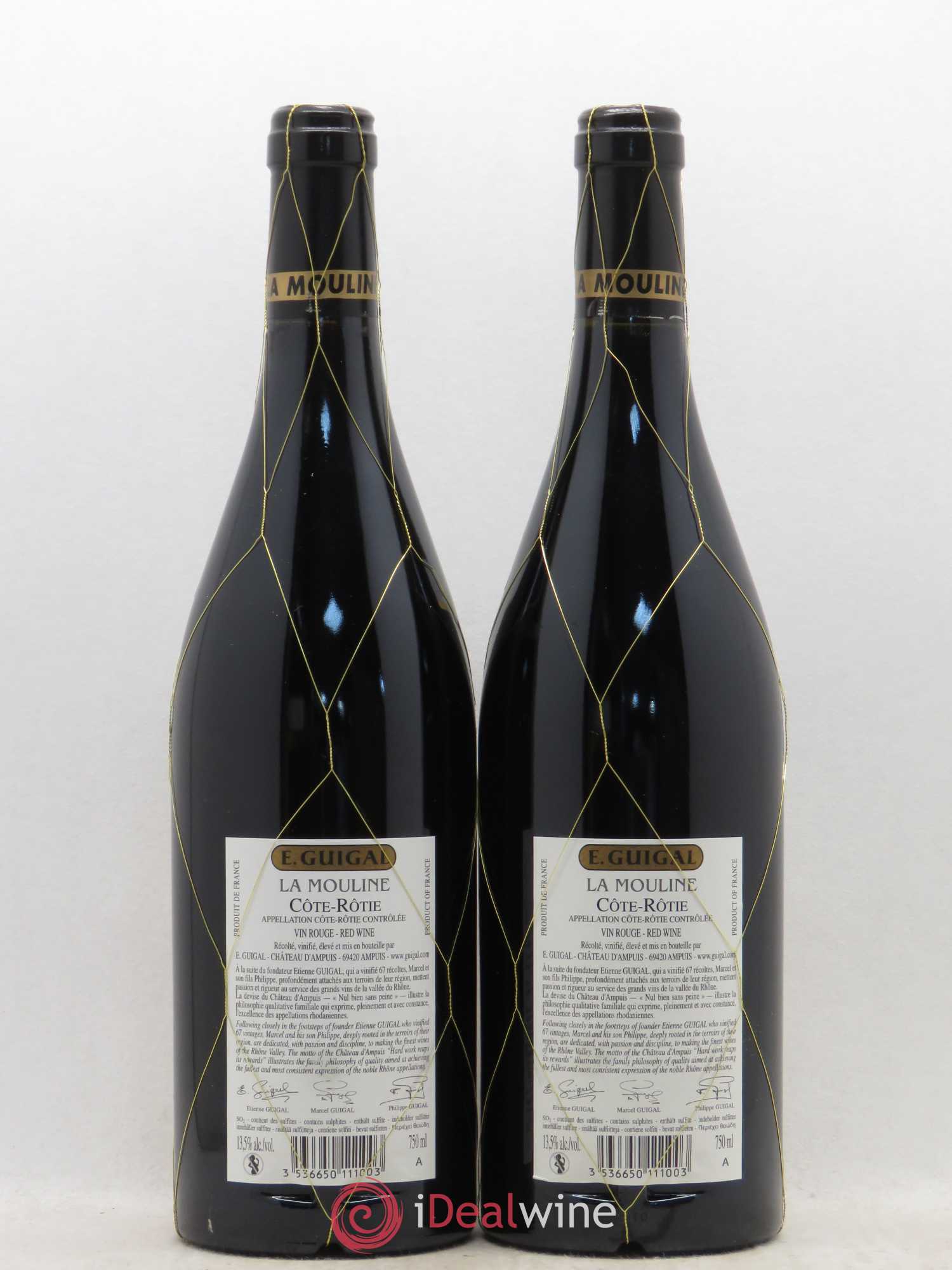 Côte-Rôtie La Mouline Guigal 2010 - Lot de 2 bouteilles - 1