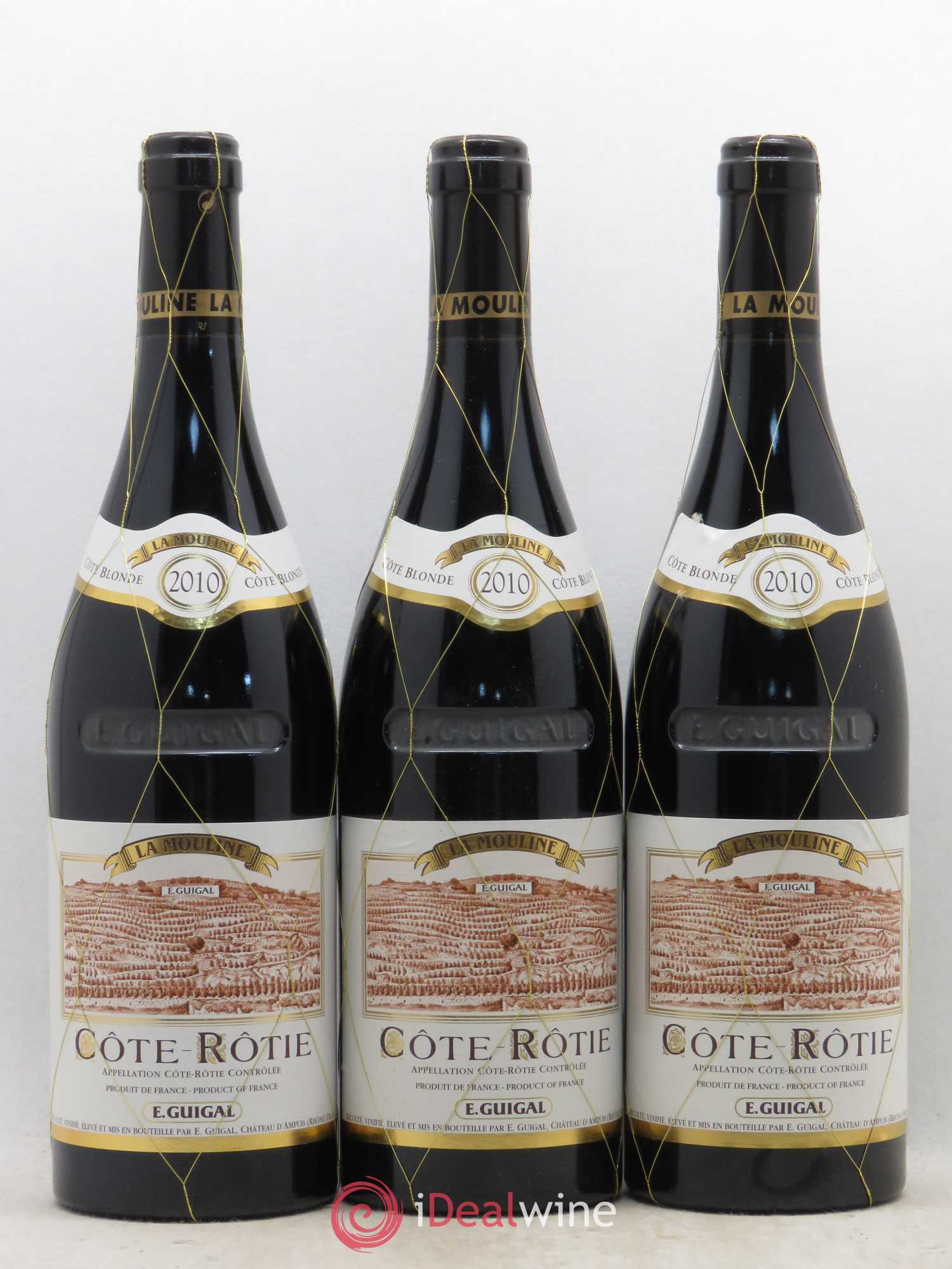 Côte-Rôtie La Mouline Guigal 2010 - Lot de 3 bouteilles - 0