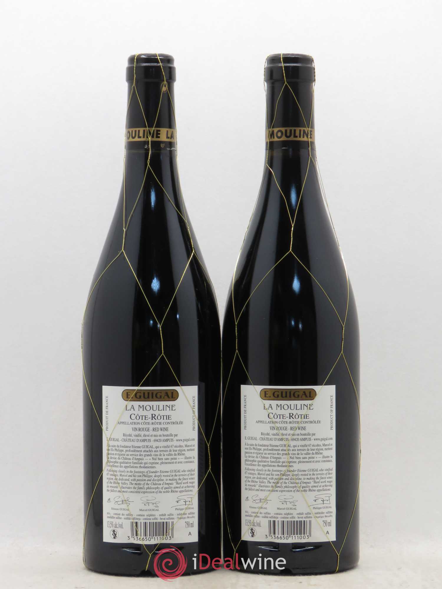 Côte-Rôtie La Mouline Guigal 2010 - Lot de 2 bouteilles - 1