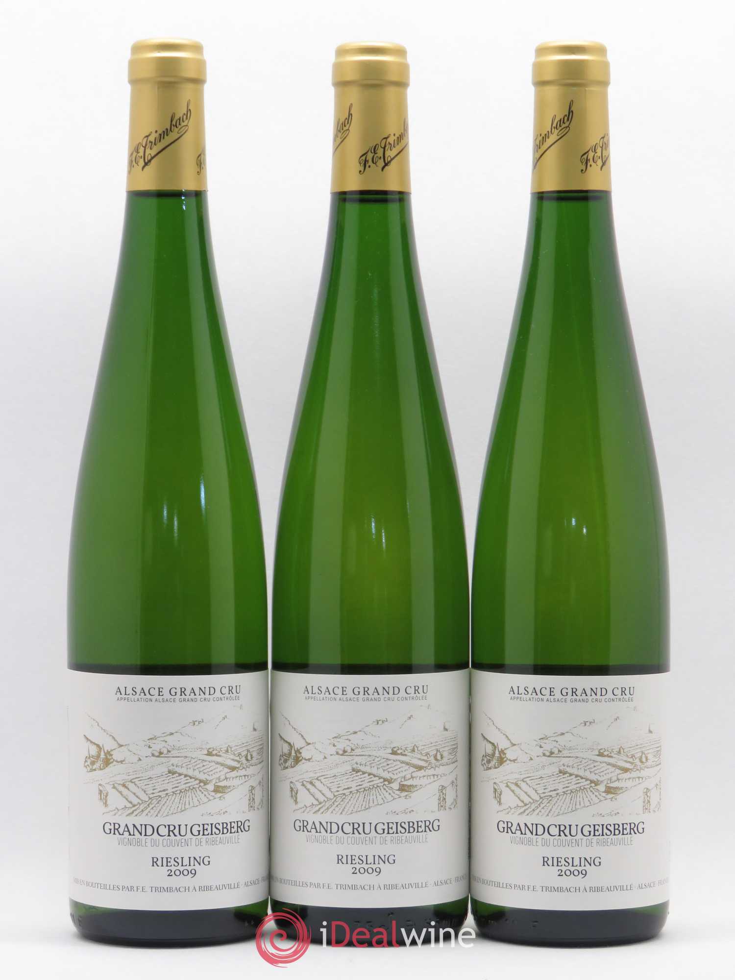 Alsace Riesling Trimbach (Domaine) Geisberg Grand Cru 2009 - Posten von 3 Flaschen - 0