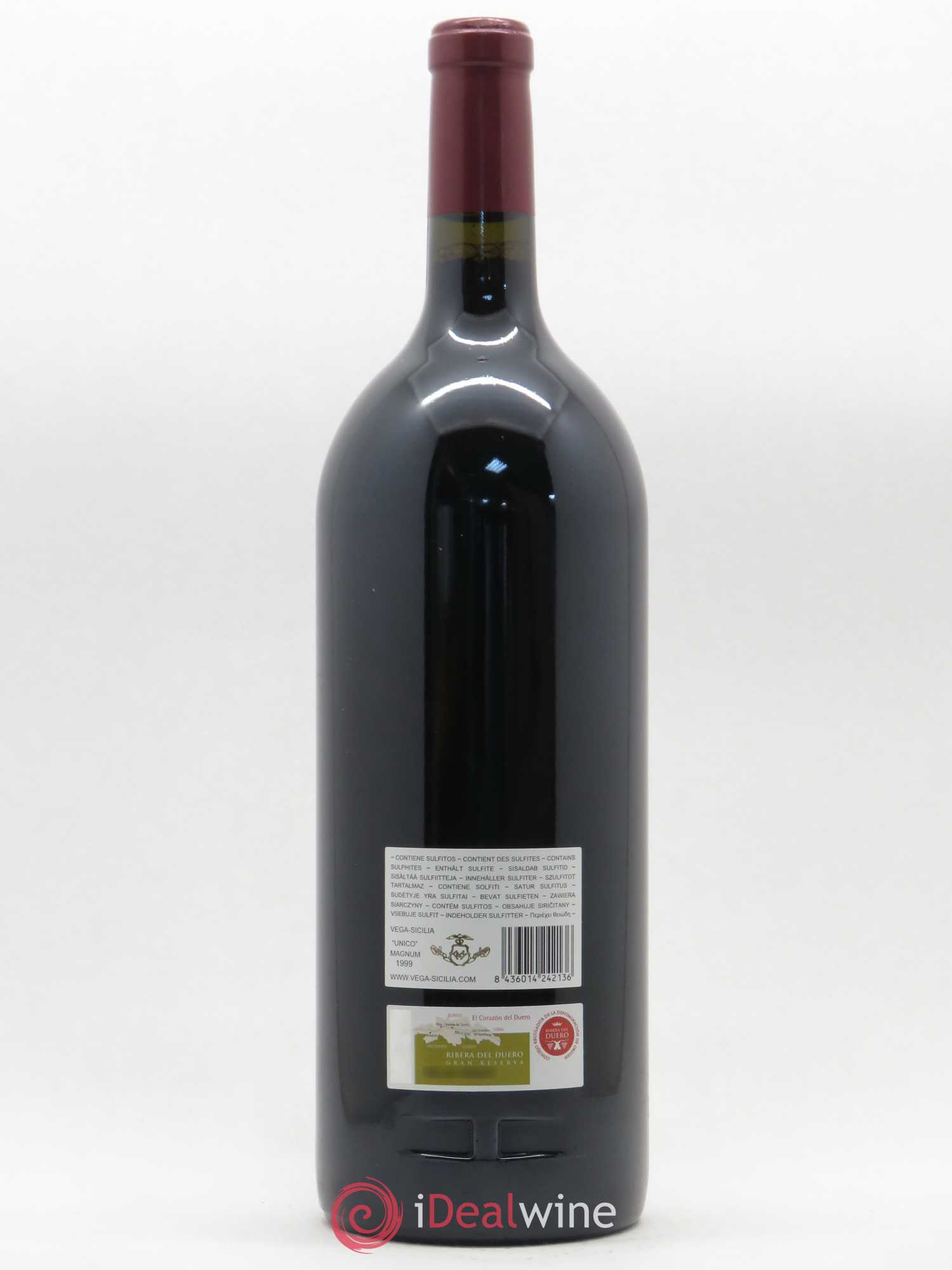 Ribera Del Duero DO Vega Sicilia Unico Famille Alvarez 1999 - Lot de 1 magnum - 1