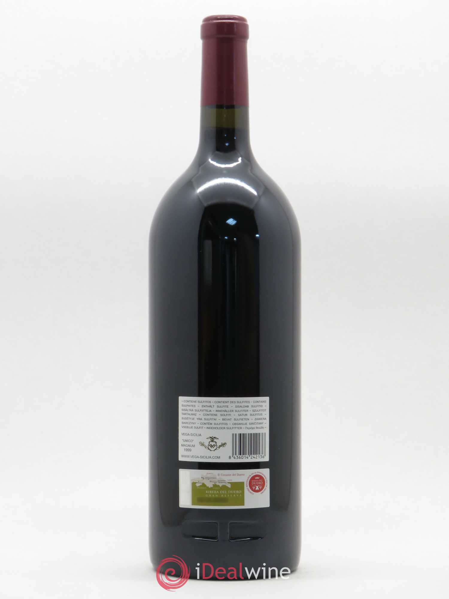 Ribera Del Duero DO Vega Sicilia Unico Famille Alvarez 1999 - Lot de 1 magnum - 1