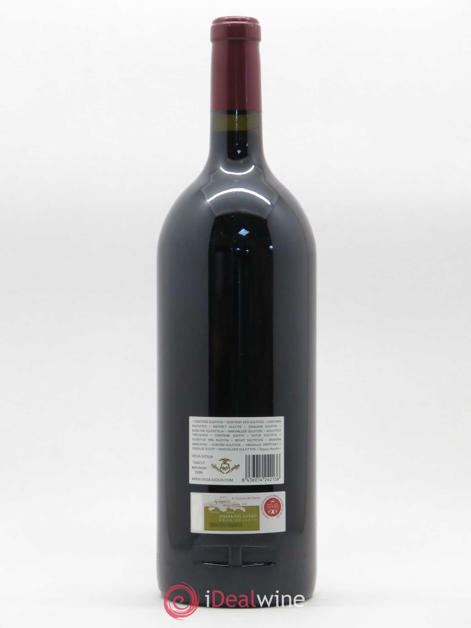 Ribera Del Duero DO Vega Sicilia Unico Famille Alvarez 1999 - Lot de 1 magnum - 1