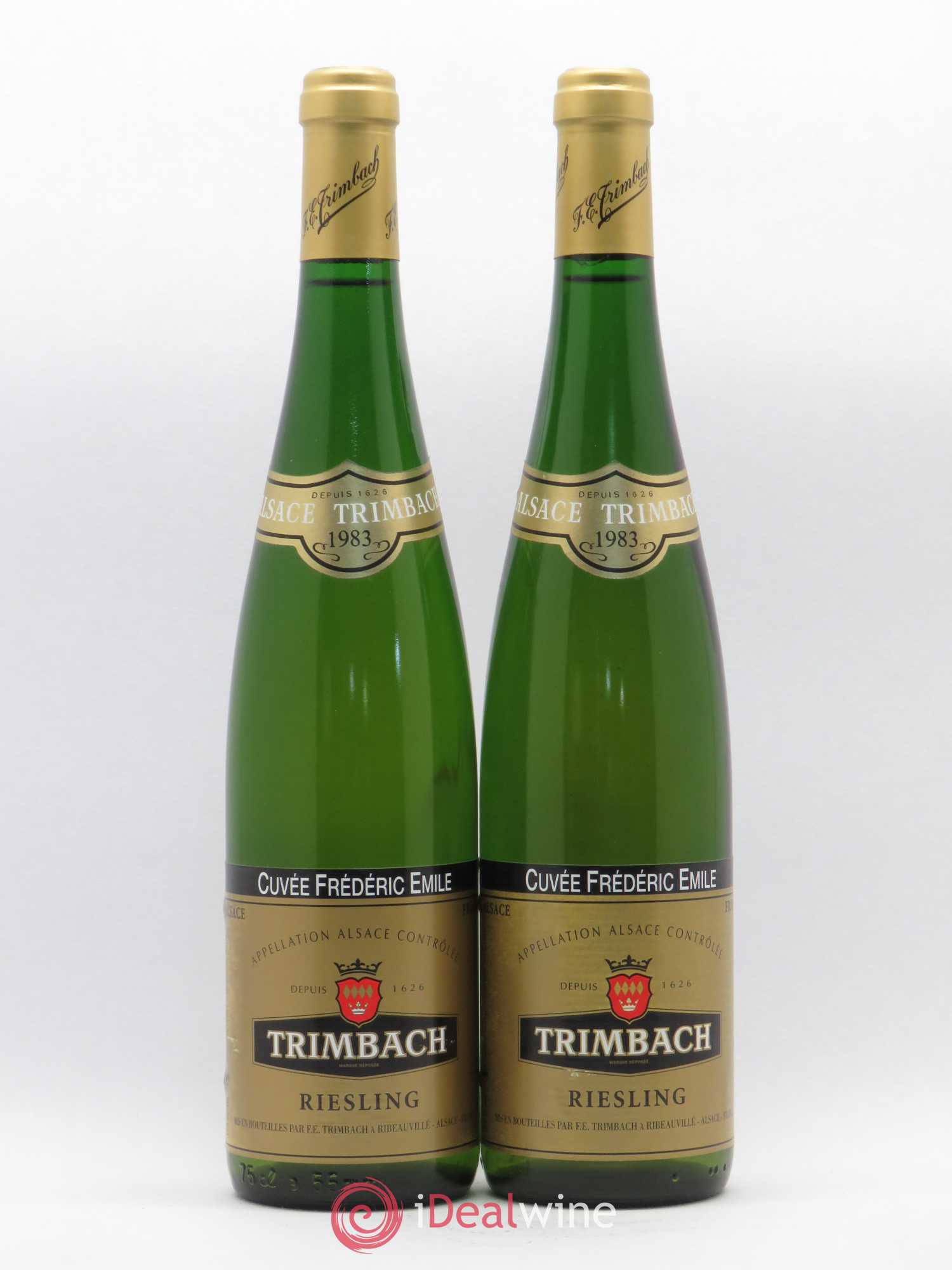 Alsace Riesling Cuvée Frédéric Emile Trimbach (Domaine) 1983 - Lot de 2 bouteilles - 0