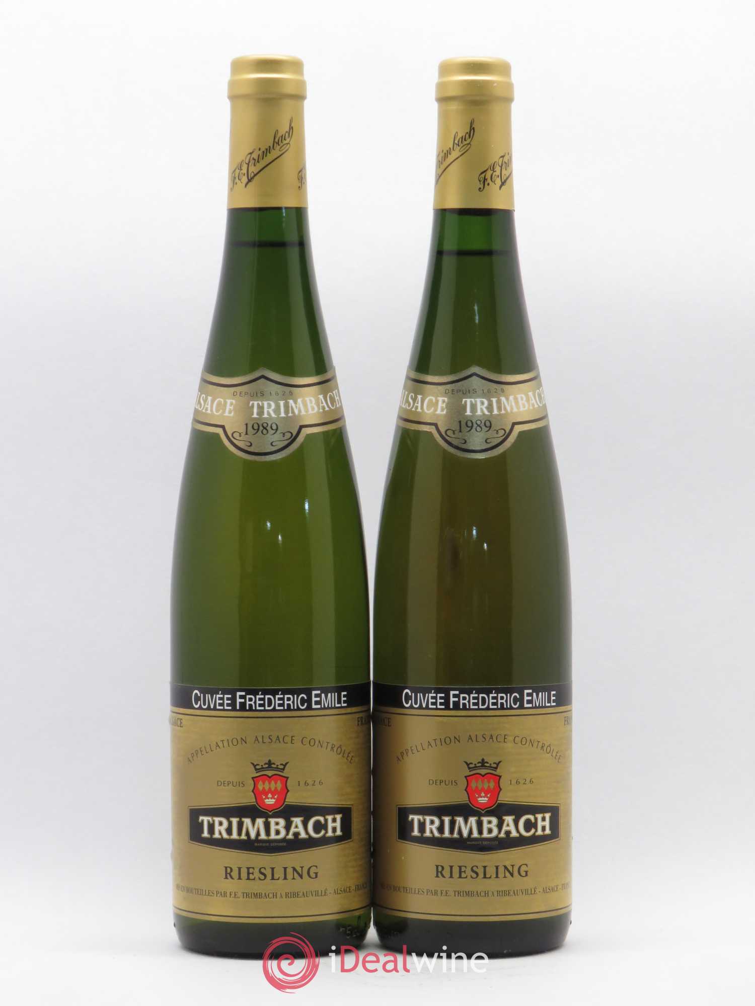 Alsace Riesling Cuvée Frédéric Emile Trimbach (Domaine) 1989 - Lot de 2 bouteilles - 0
