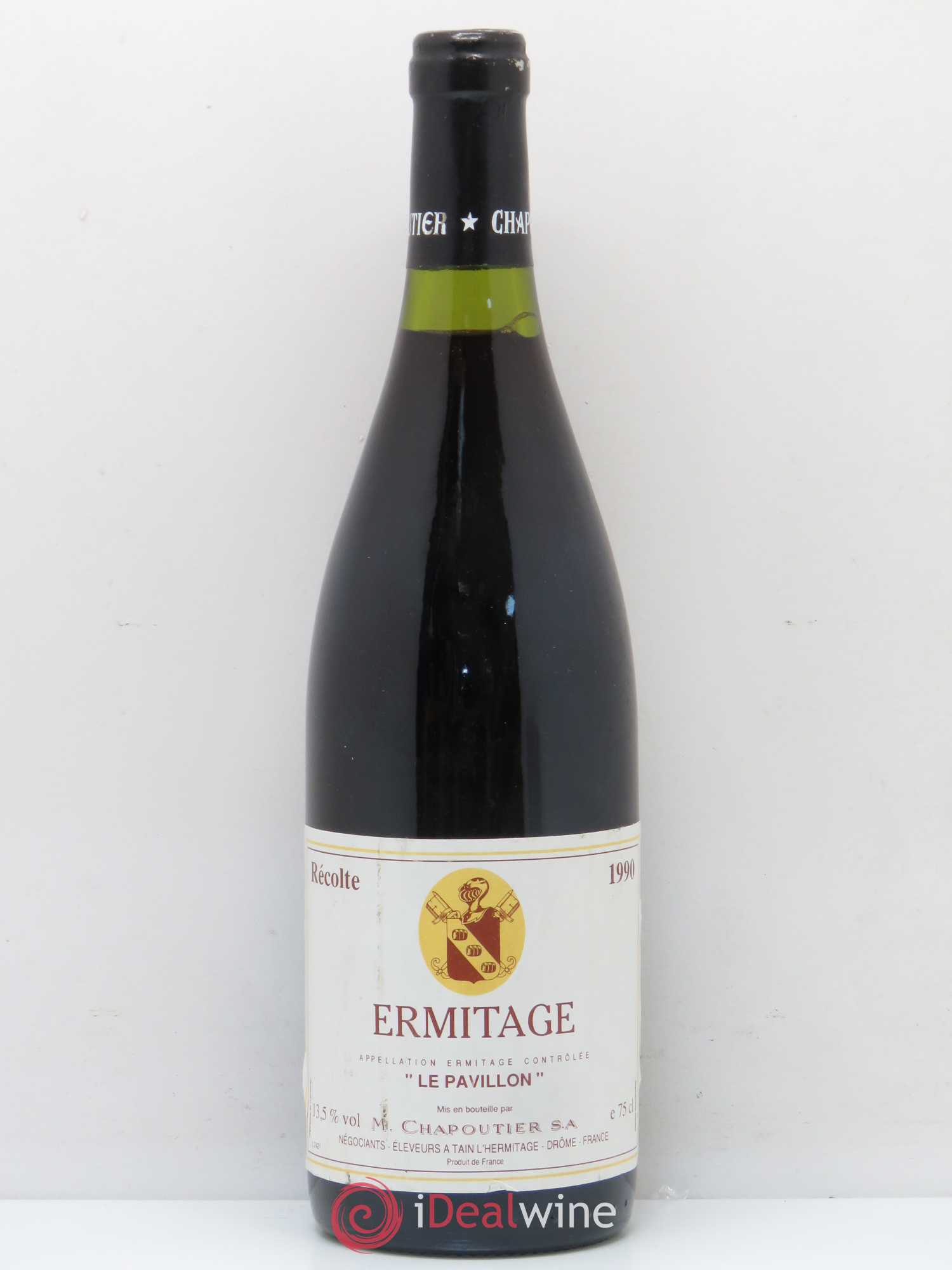 Hermitage Ermitage Le Pavillon Chapoutier 1990 - Lot de 1 bouteille - 0