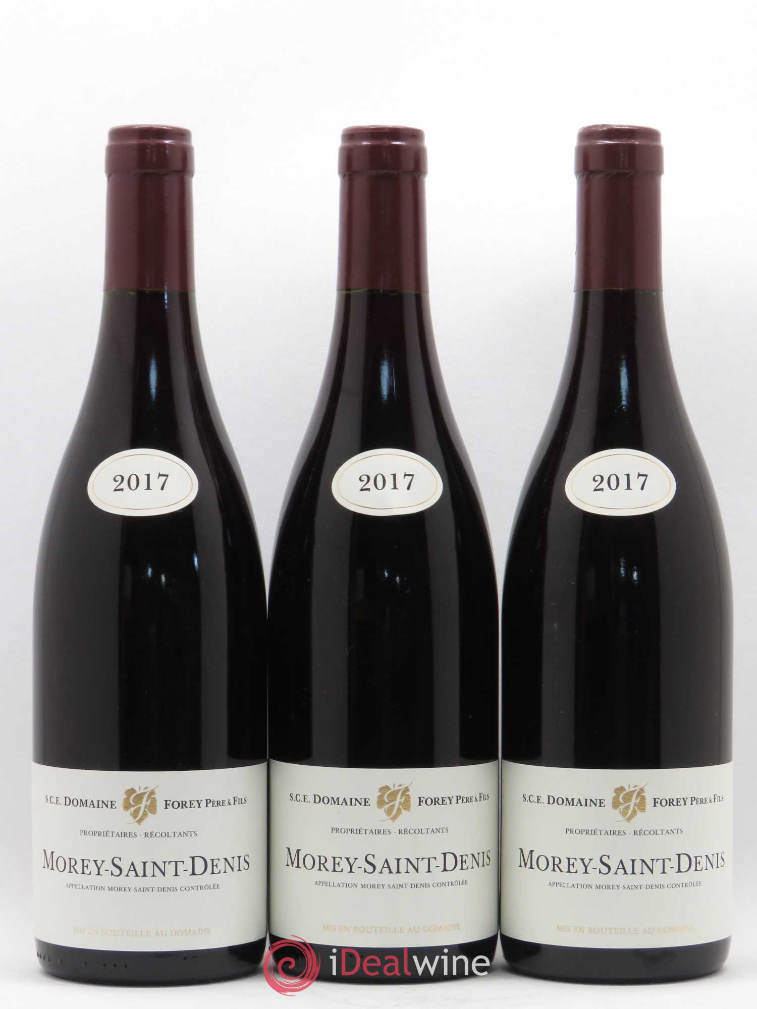 Morey-Saint-Denis Domaine Forey 2017 - Posten von 3 Flaschen - 0