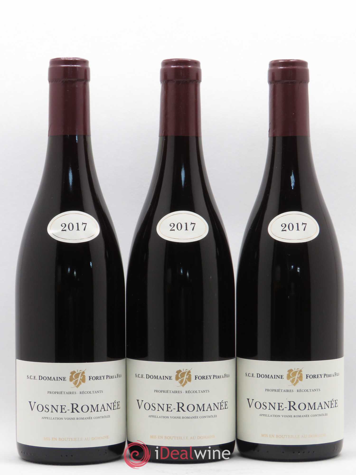 Vosne-Romanée Domaine Forey 2017 - Posten von 3 Flaschen - 0