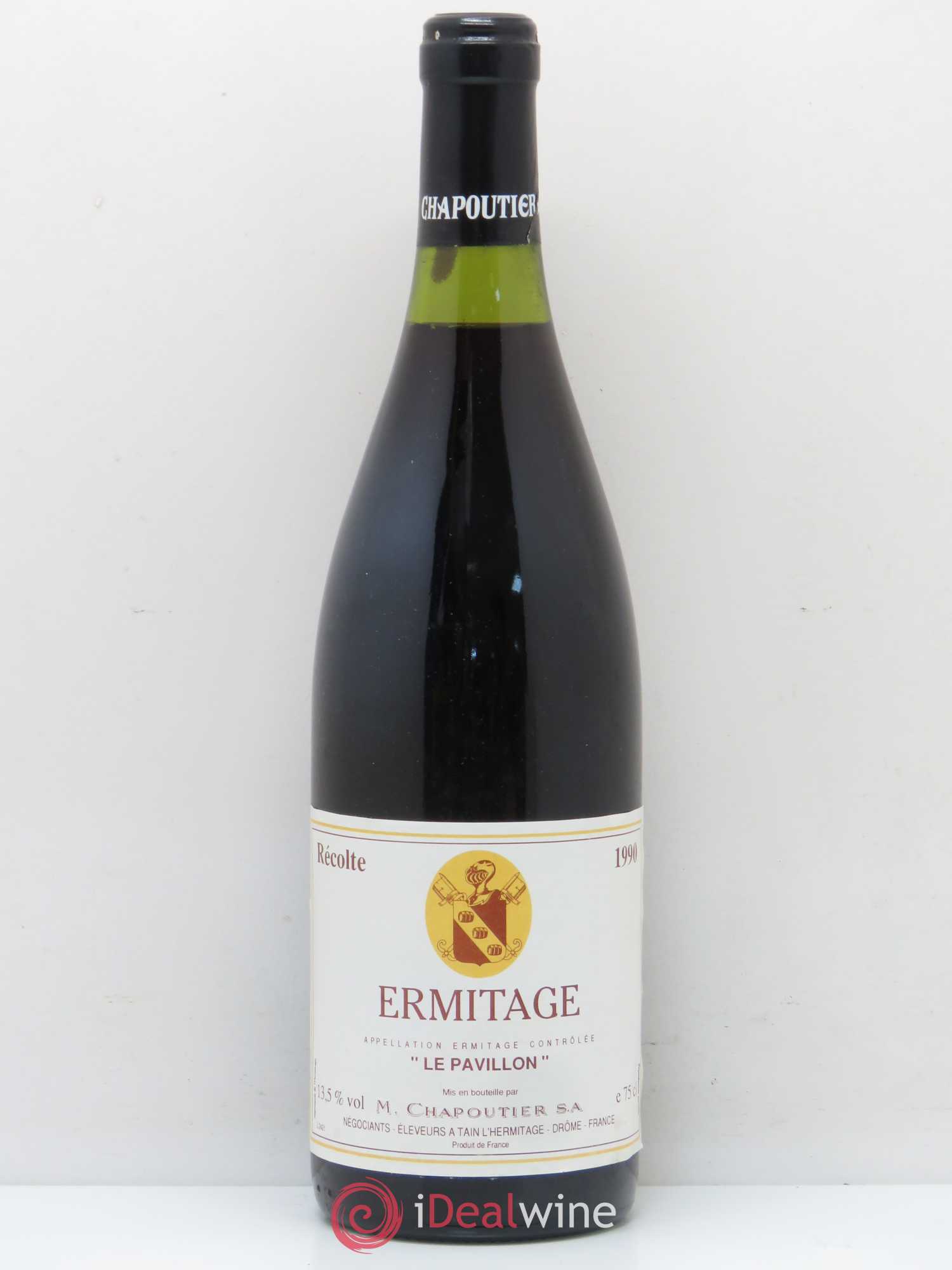 Hermitage Ermitage Le Pavillon Chapoutier 1990 - Lot de 1 bouteille - 0