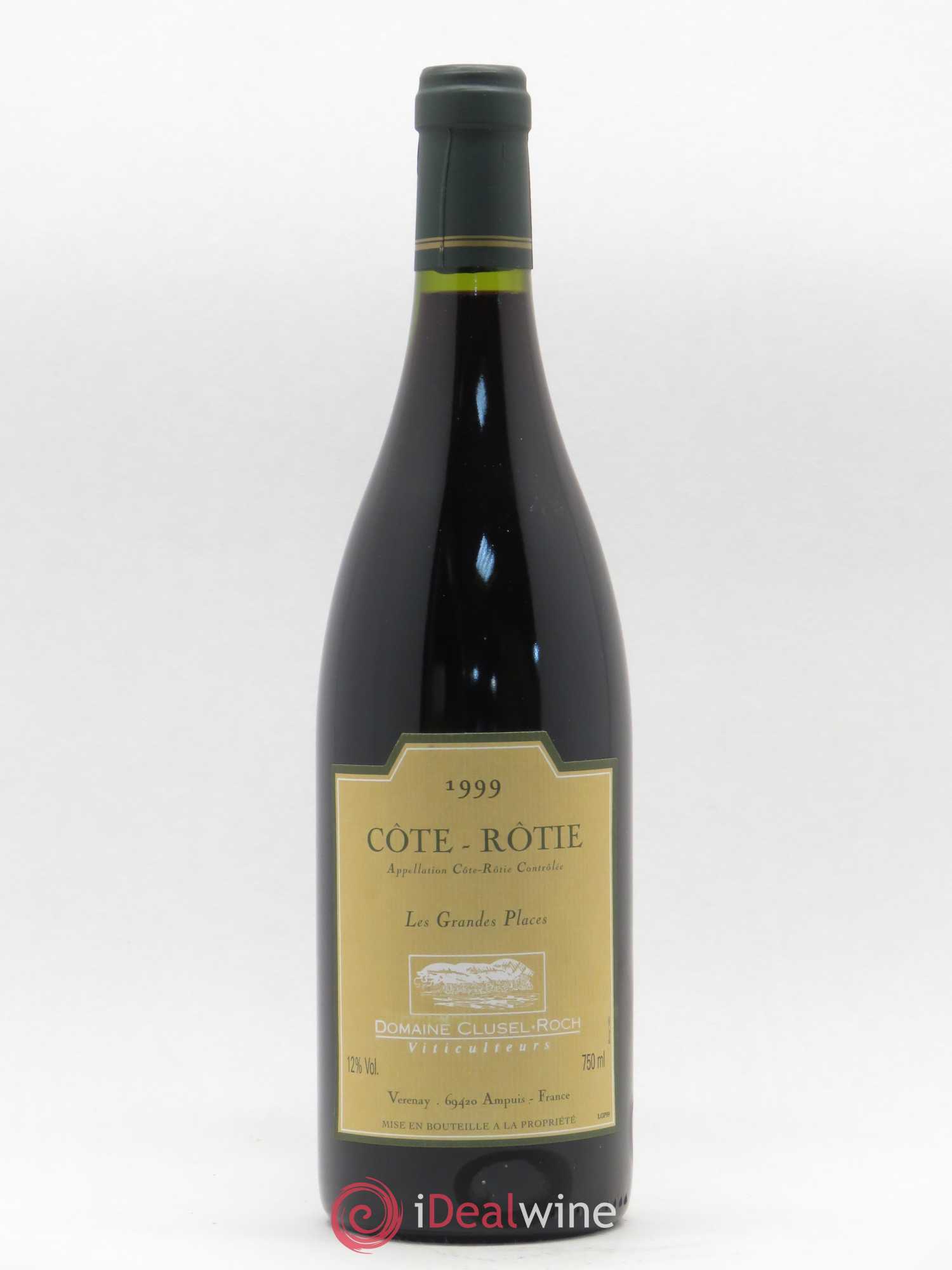 Côte-Rôtie Clusel-Roch les grandes places 1999 - Posten von 1 Flasche - 0