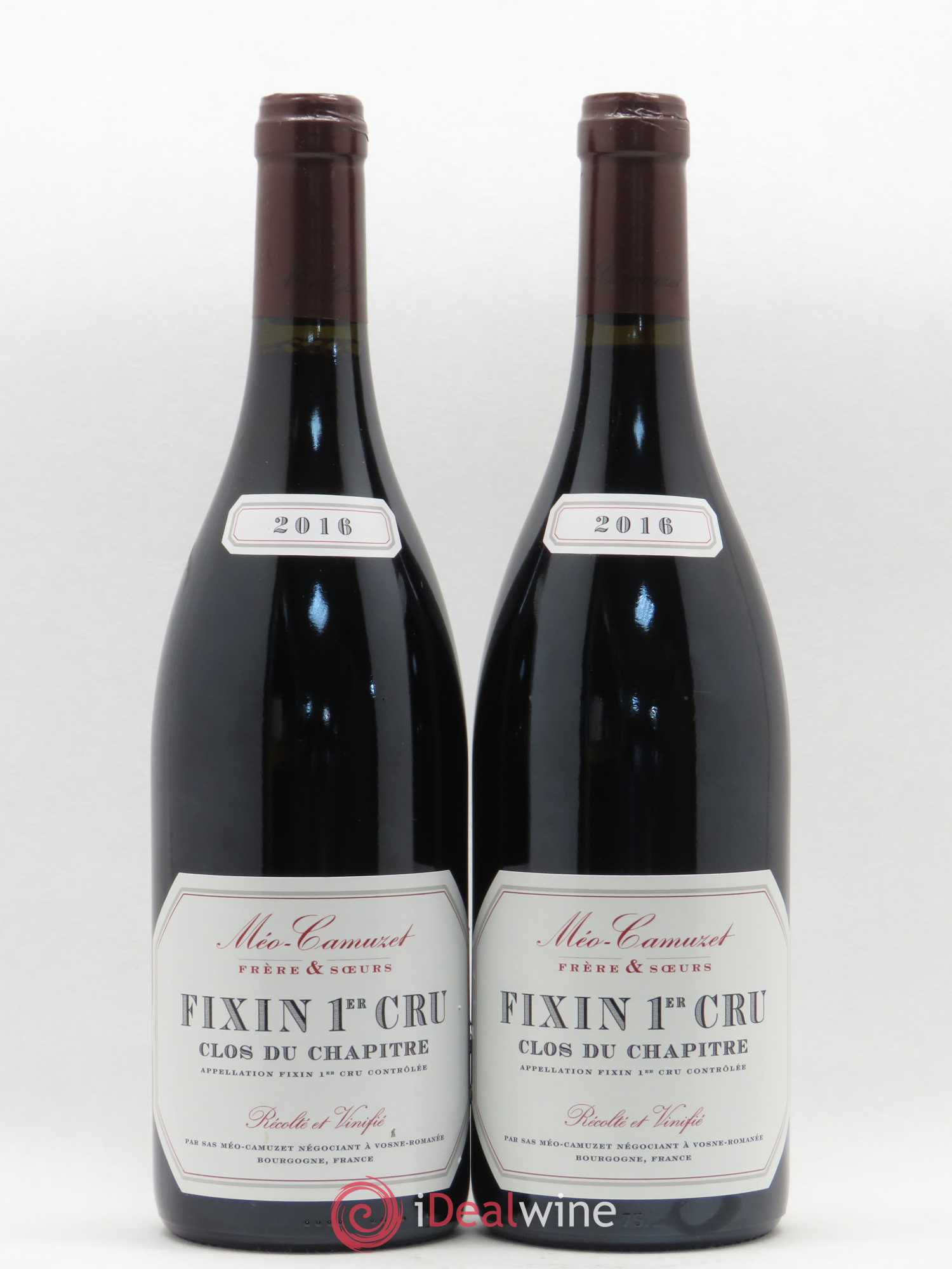 Fixin 1er Cru Clos du Chapitre Méo-Camuzet (Frère & Soeurs) 2016 - Lot de 2 bouteilles - 0