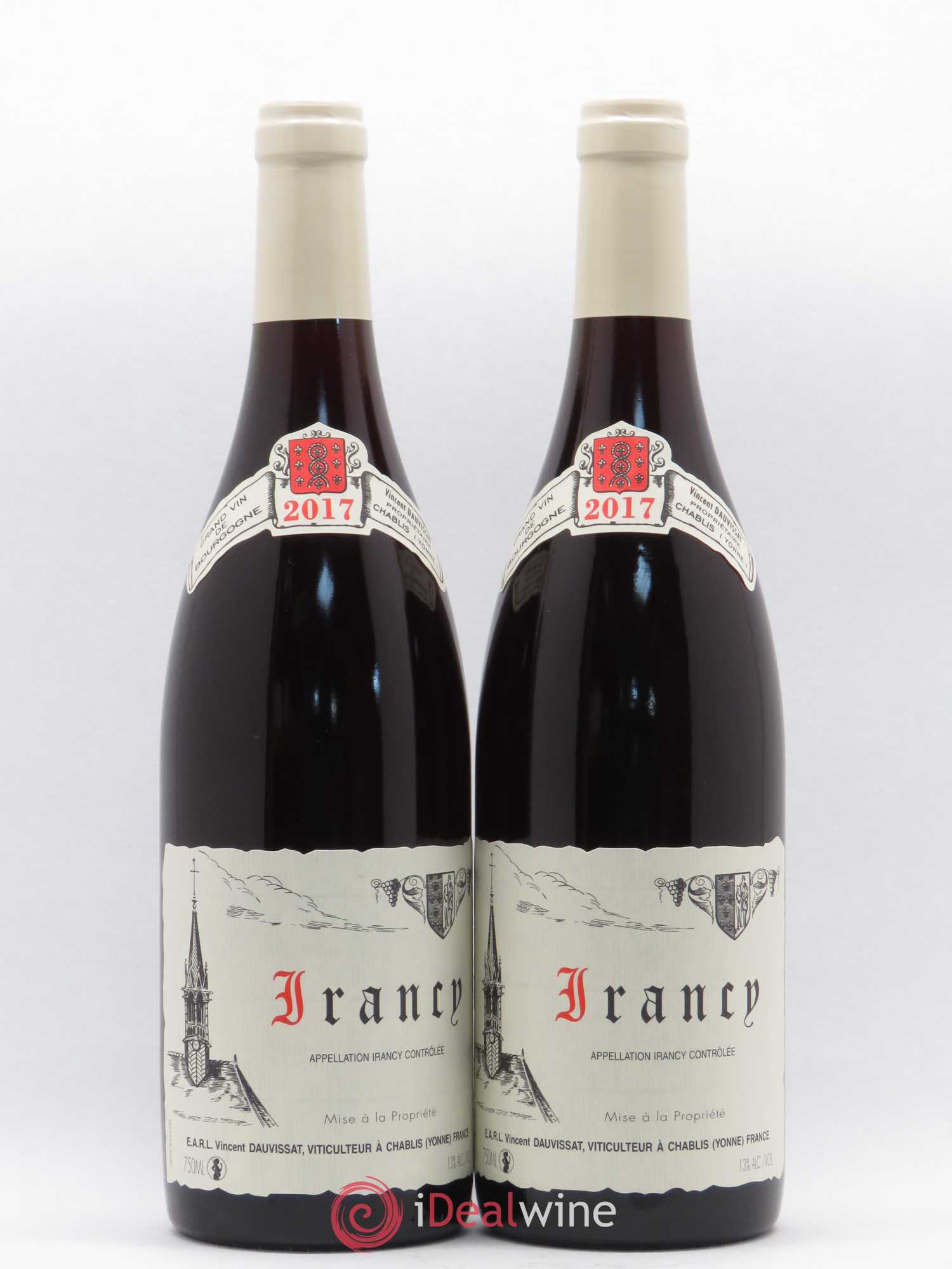 Irancy Dauvissat 2017 - Lot de 2 bouteilles - 0