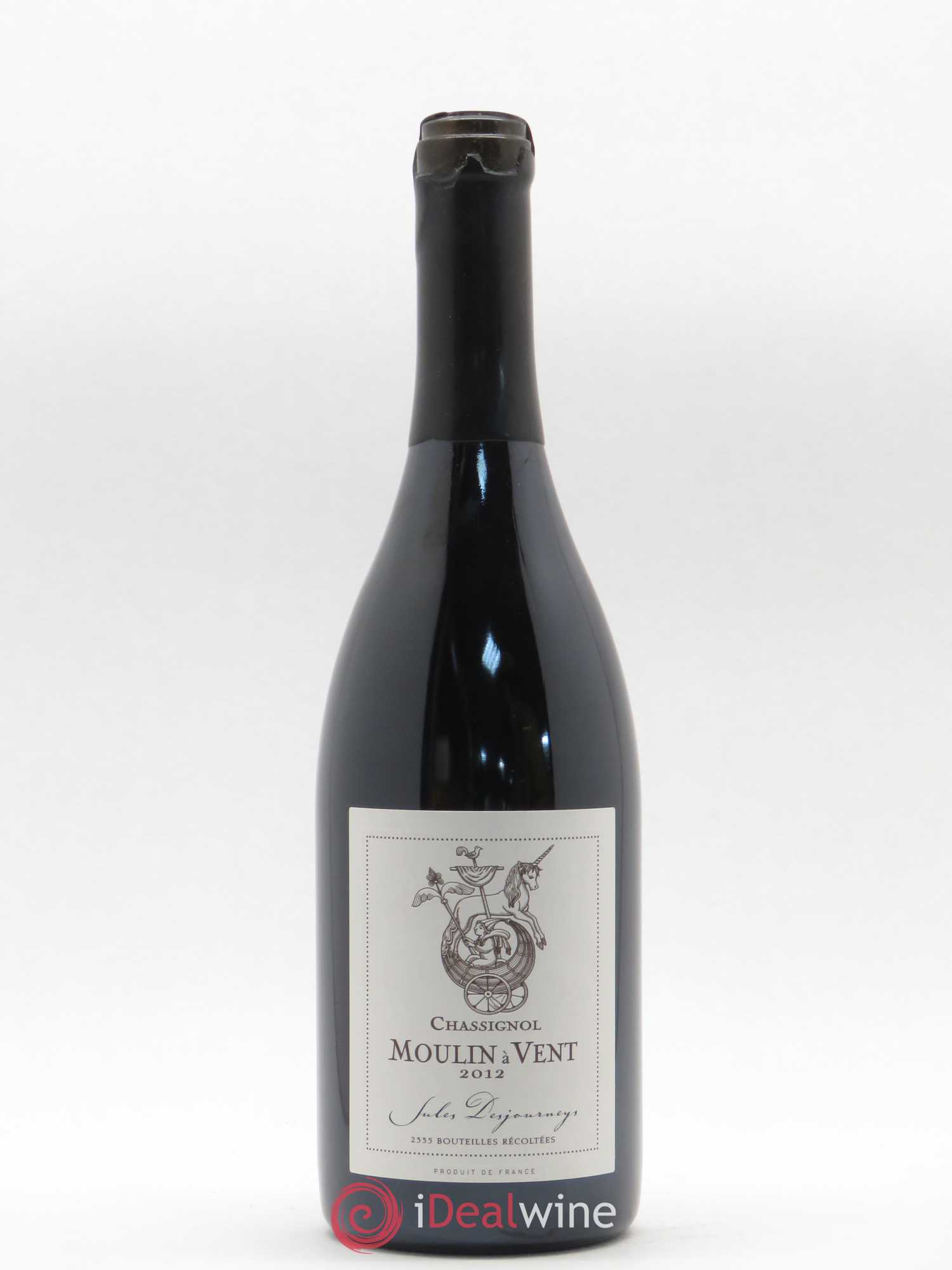 Moulin-à-Vent Chassignol Desjourneys 2012 - Posten von 1 Flasche - 0