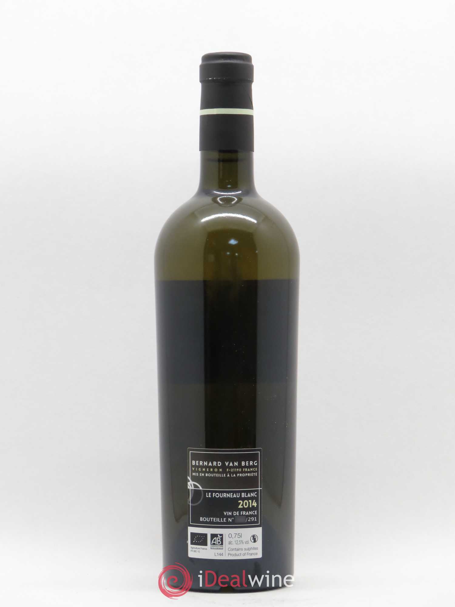 Bourgogne Le Fourneau blanc Le vin le plus simplement possible Van Berg 2014 - Posten von 1 Flasche - 1