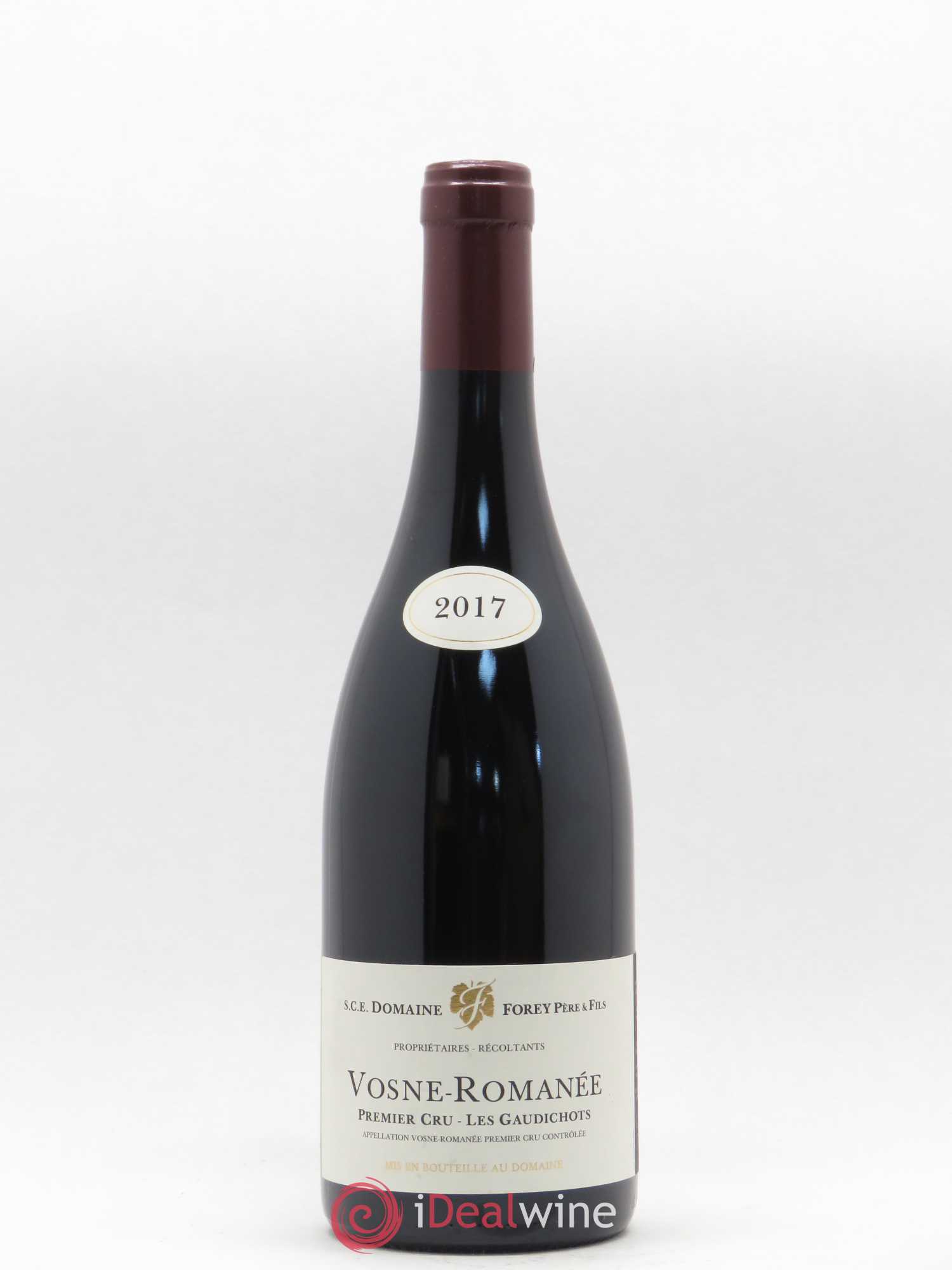 Vosne-Romanée 1er Cru Les Gaudichots Forey Père et Fils (Domaine) 2017 - Lot de 1 bouteille - 0