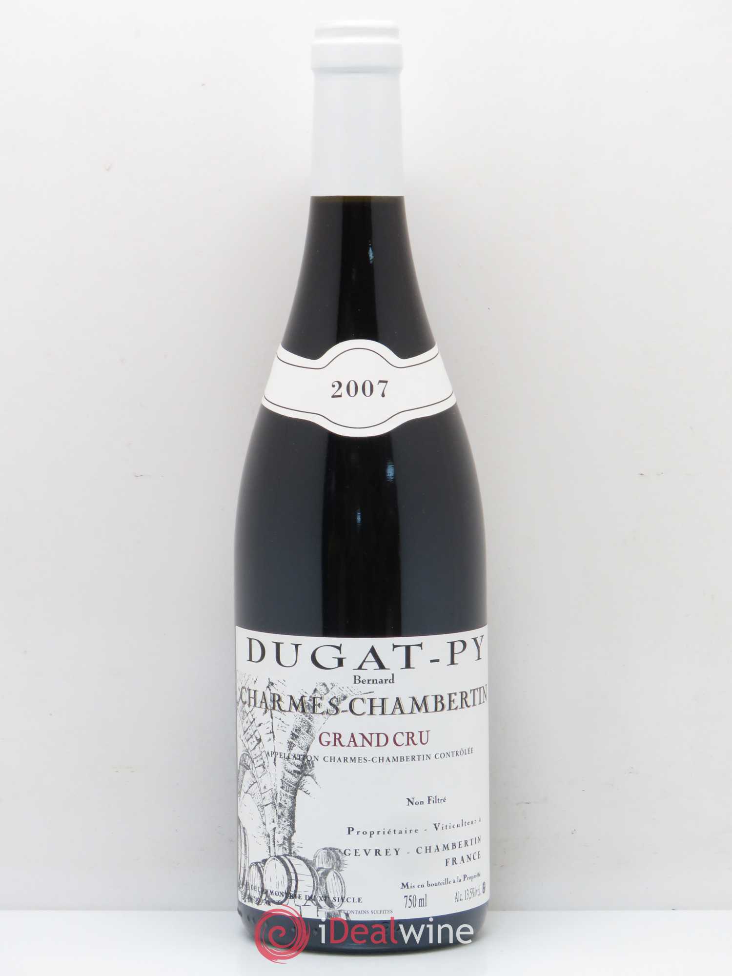 Charmes-Chambertin Grand Cru Dugat-Py 2007 - Lot de 1 bouteille - 0