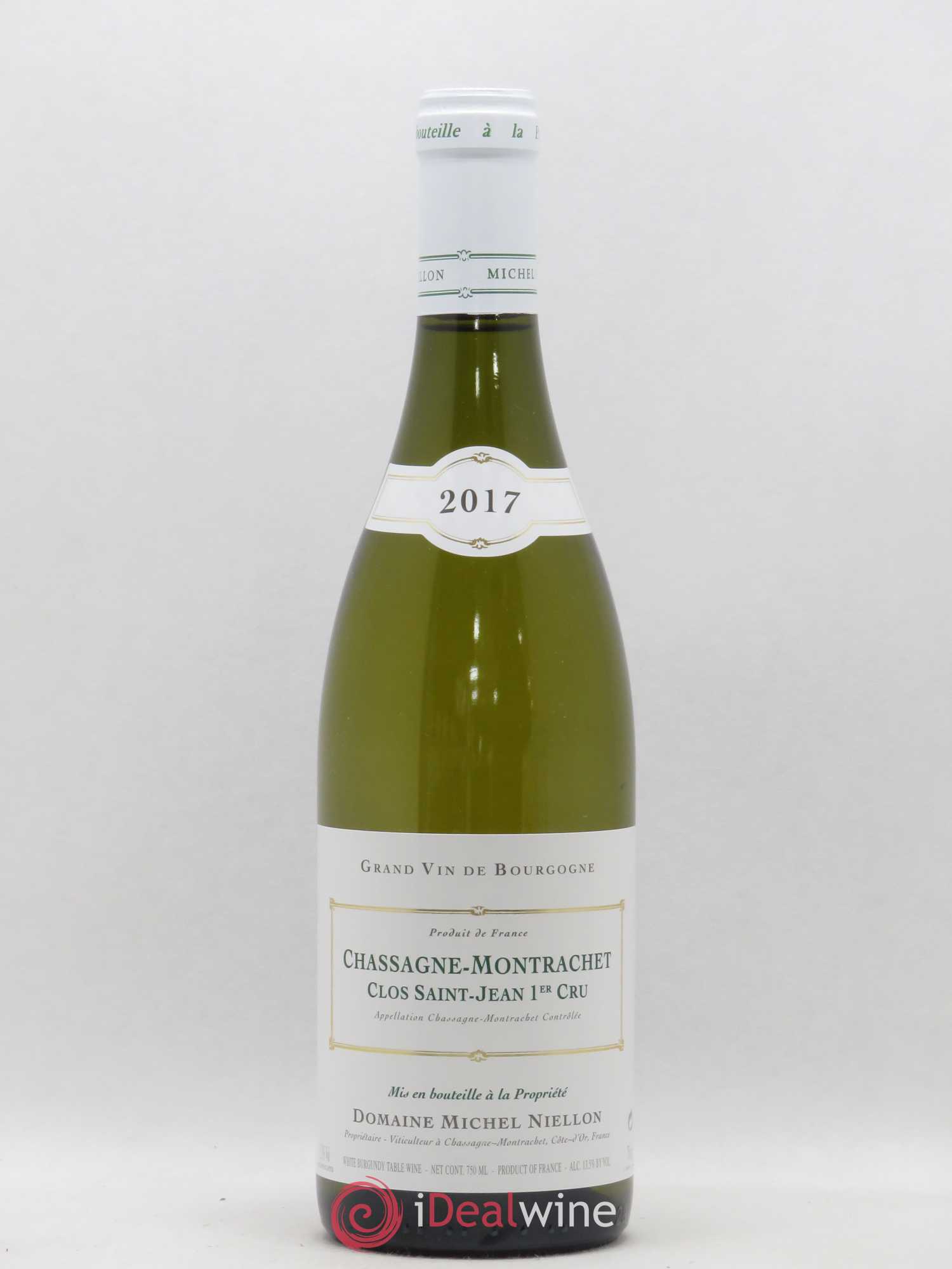 Chassagne-Montrachet 1er Cru Clos Saint-Jean Michel Niellon (Domaine) 2017 - Lot de 1 bouteille - 0