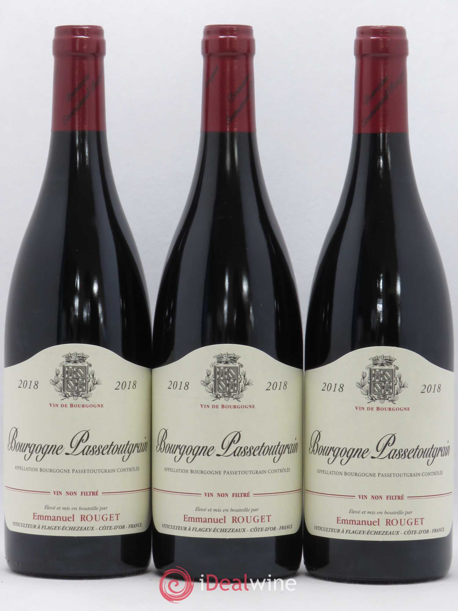 Bourgogne Passetoutgrain Emmanuel Rouget 2018 - Lot de 3 bouteilles - 0
