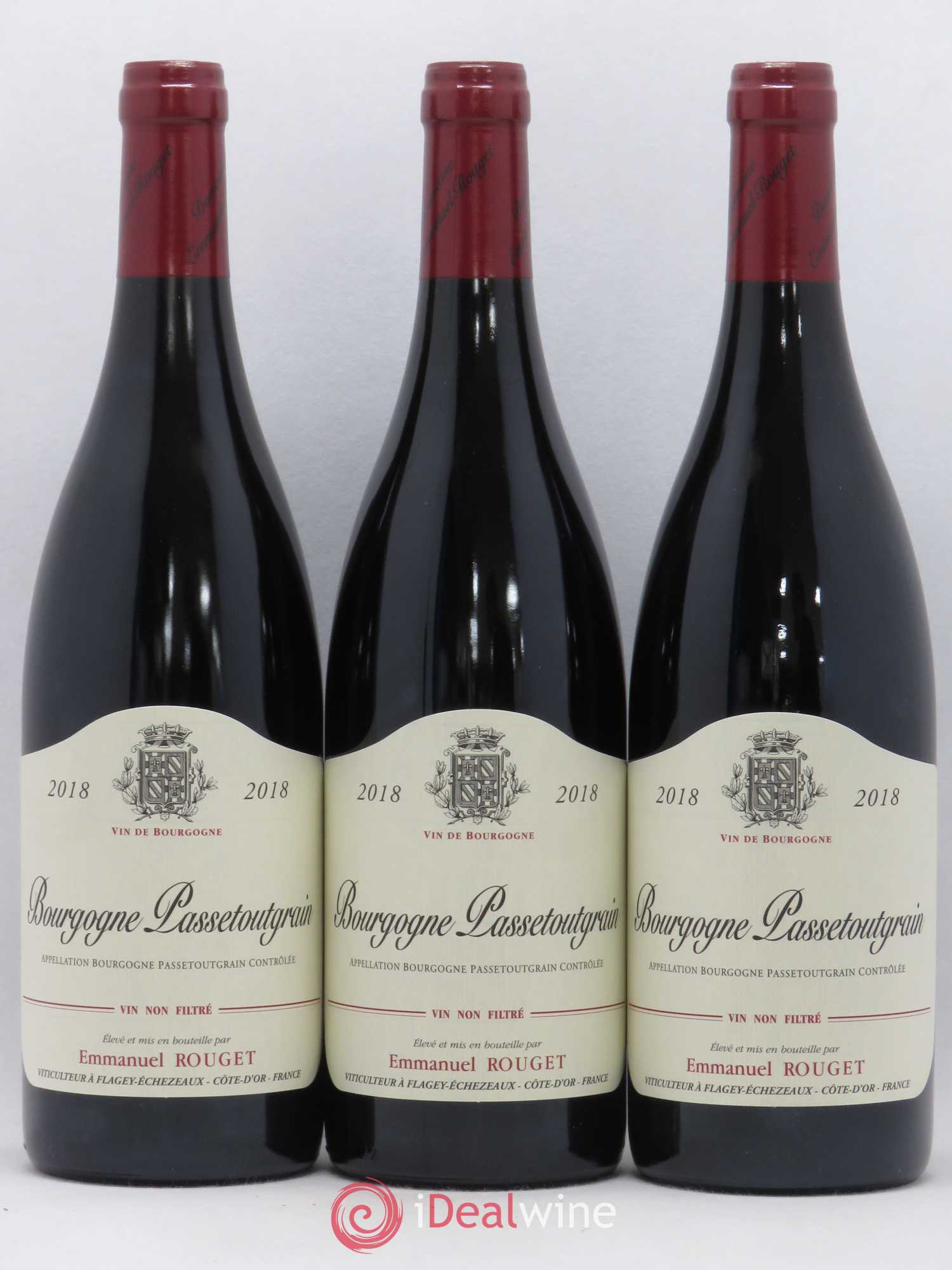 Bourgogne Passetoutgrain Emmanuel Rouget 2018 - Lot de 3 bouteilles - 0