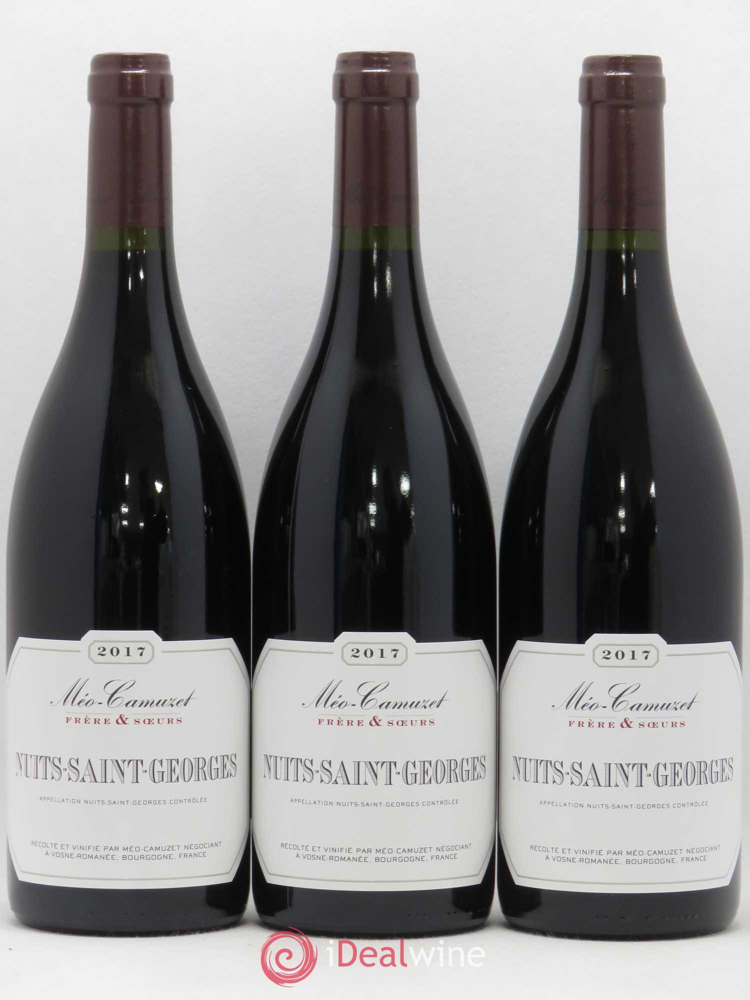 Nuits-Saint-Georges Méo-Camuzet (Frère & Soeurs) 2017 - Lot de 3 bouteilles - 0