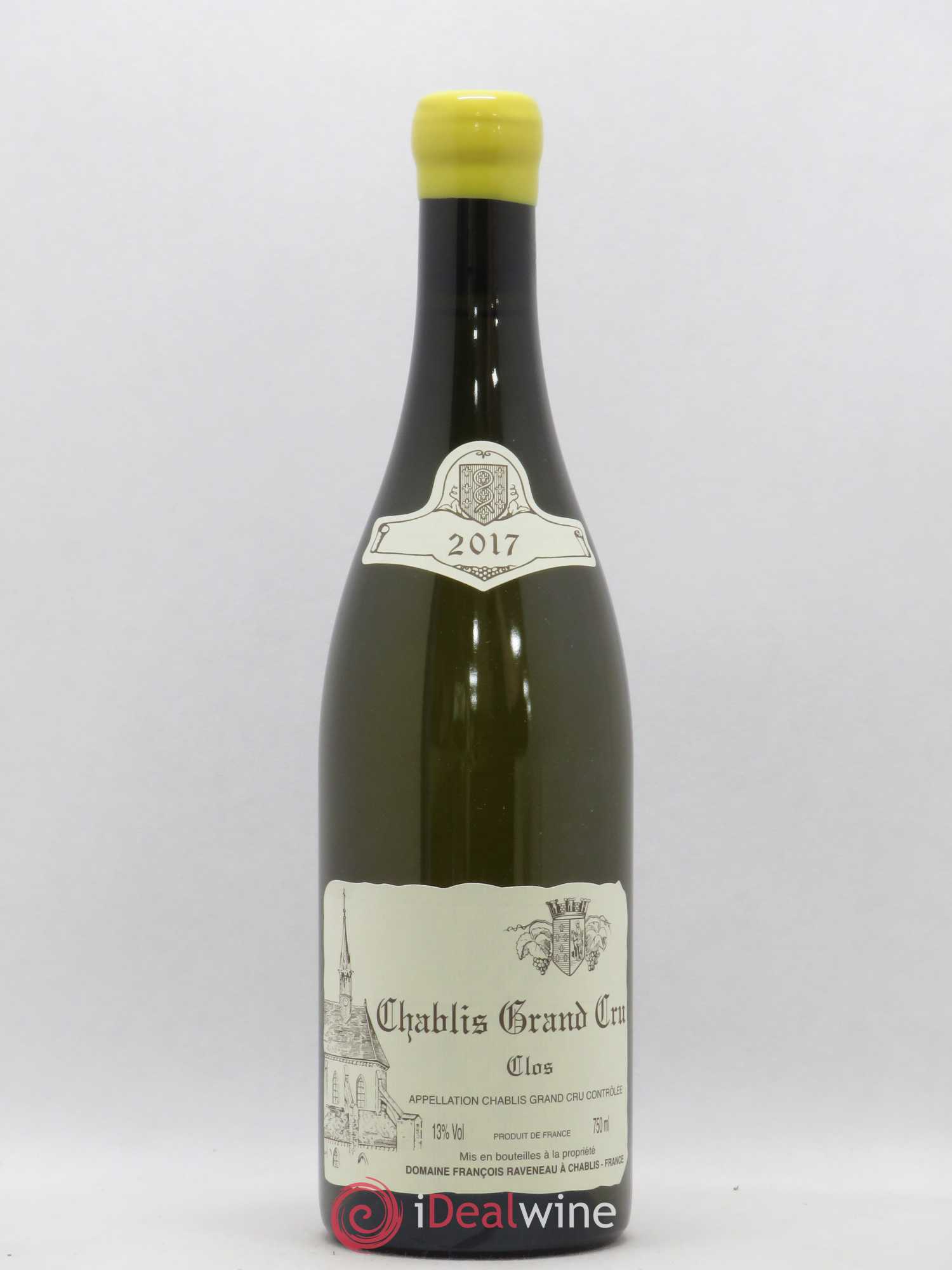 Chablis Grand Cru Clos Raveneau (Domaine) 2017 - Lot de 1 bouteille - 0