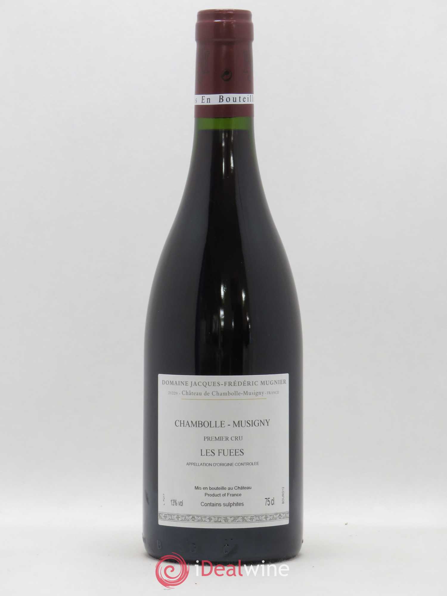 Chambolle-Musigny 1er Cru Les Fuées Jacques-Frédéric Mugnier 2017 - Lot de 1 bouteille - 1