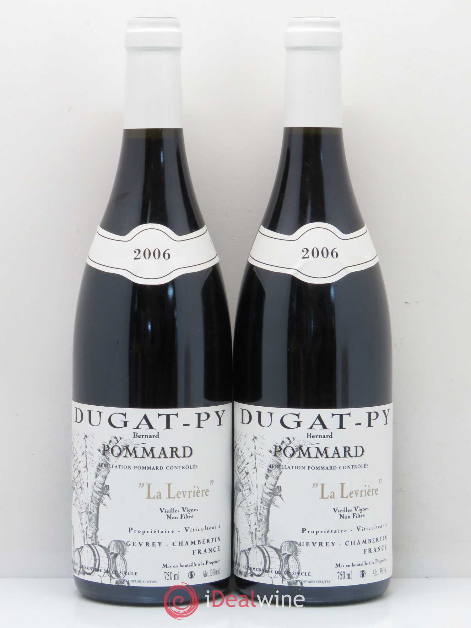Pommard La Levrière Dugat-Py Vieilles Vignes 2006 - Lot de 2 bouteilles - 0
