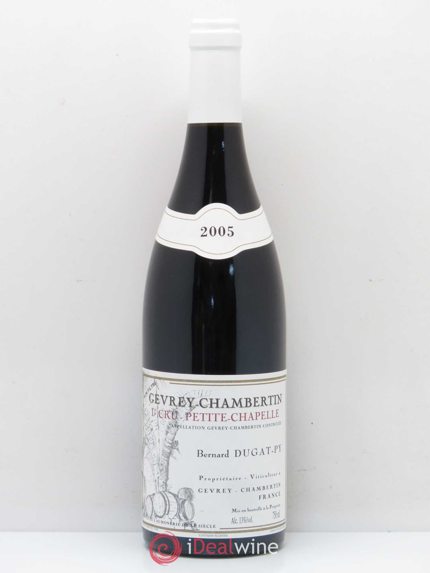 Gevrey-Chambertin 1er Cru Petite Chapelle Vieilles Vignes Dugat-Py 2005 - Lot de 1 bouteille - 0
