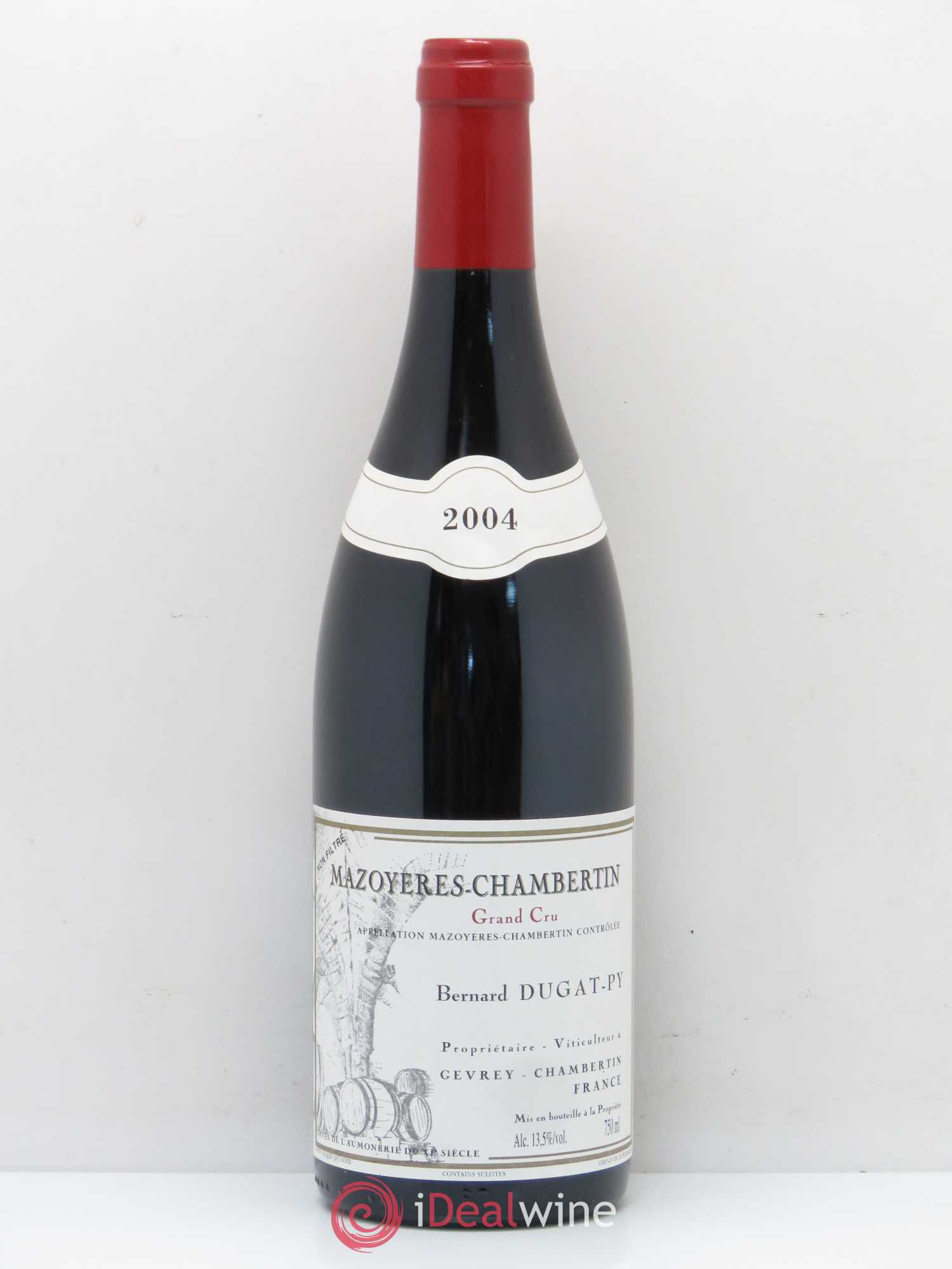 Mazoyères-Chambertin Grand Cru Dugat-Py 2004 - Lot de 1 bouteille - 0