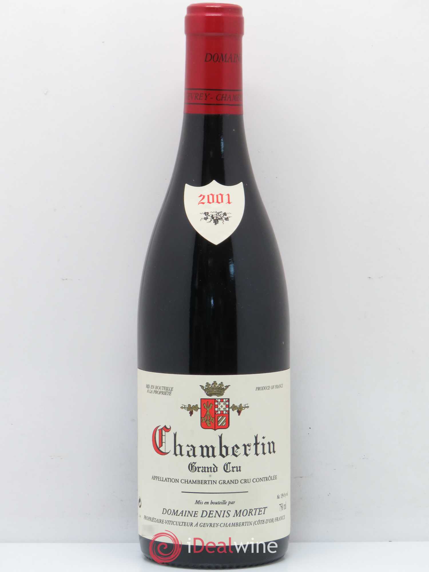 Chambertin Grand Cru Denis Mortet (Domaine) 2001 - Lot de 1 bouteille - 0