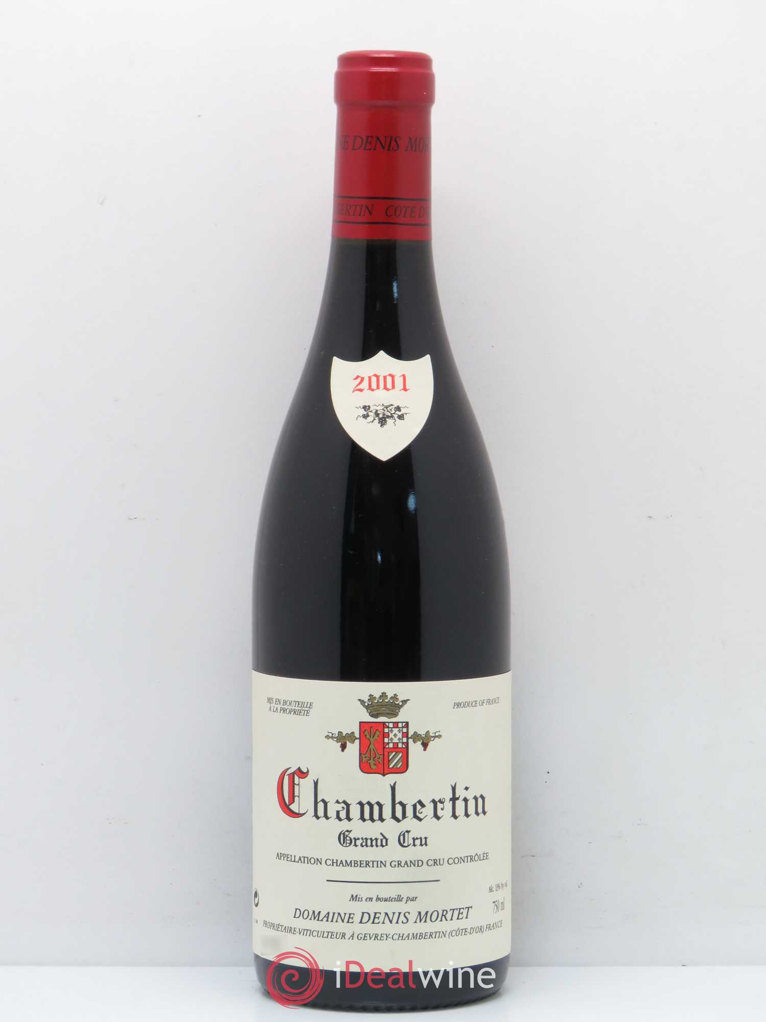 Chambertin Grand Cru Denis Mortet (Domaine) 2001 - Lot de 1 bouteille - 0