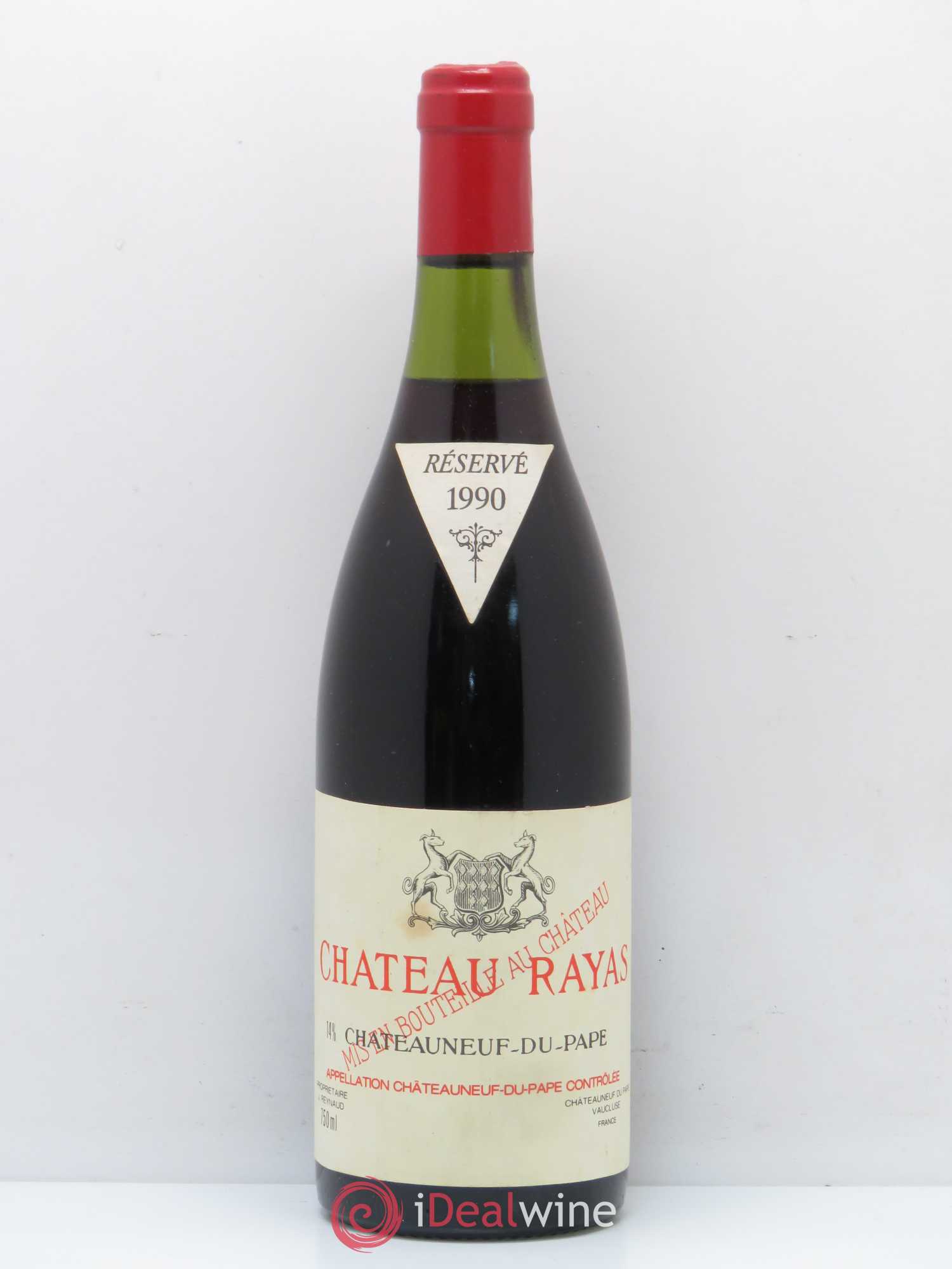 Châteauneuf-du-Pape Château Rayas Emmanuel Reynaud 1990 - Lot de 1 bouteille - 0