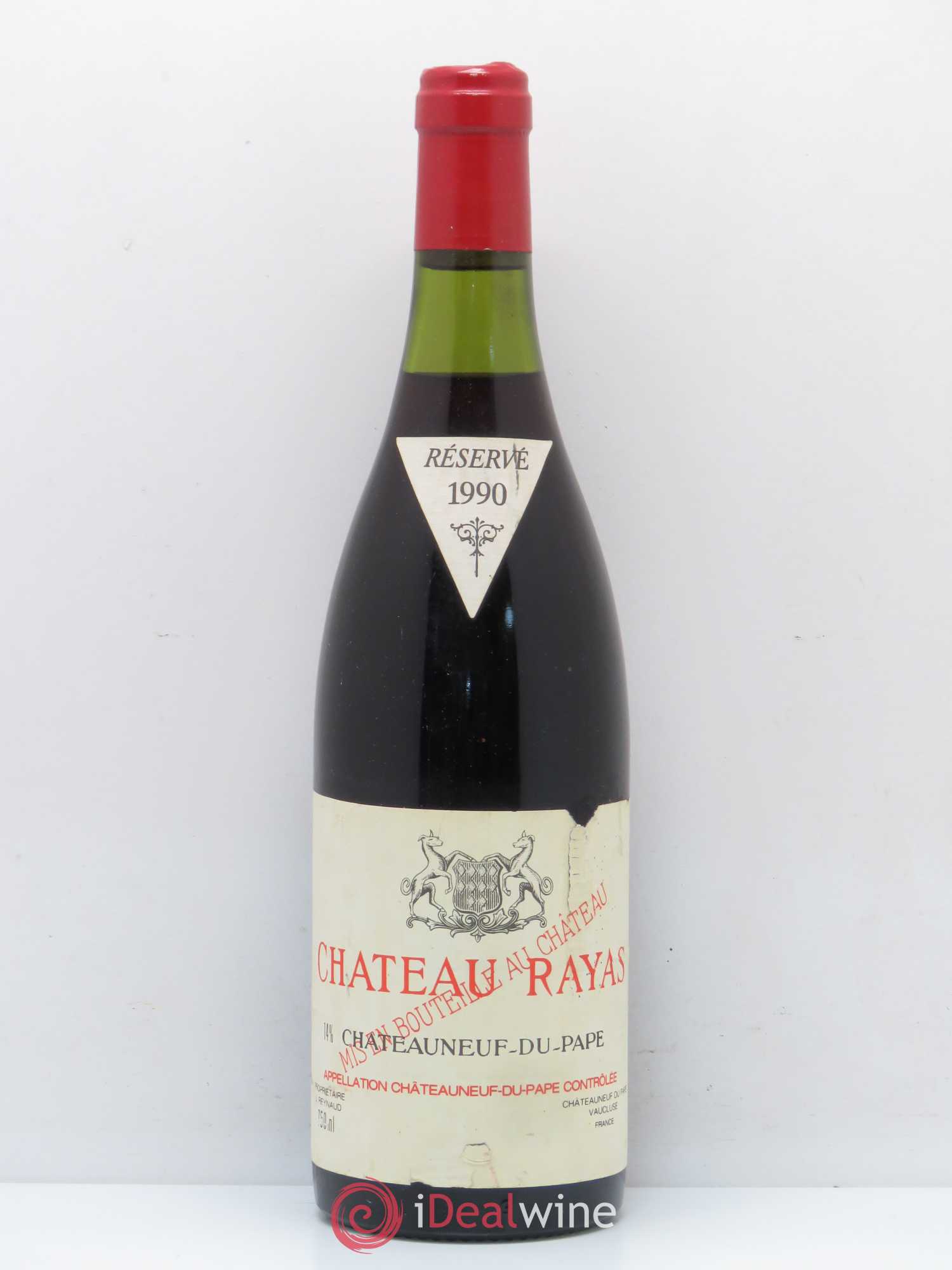 Châteauneuf-du-Pape Château Rayas Emmanuel Reynaud 1990 - Lot de 1 bouteille - 0