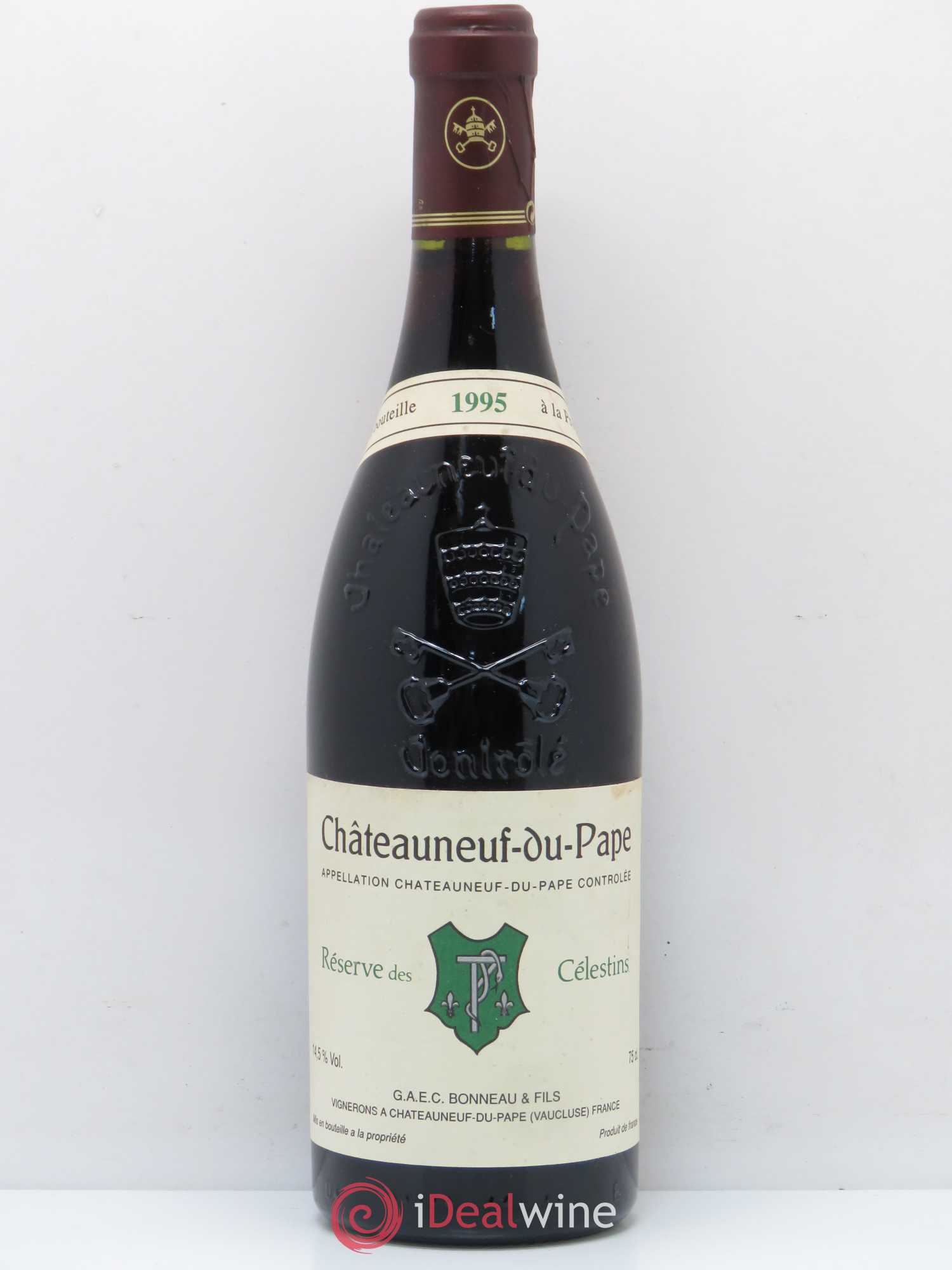 Châteauneuf-du-Pape Réserve des Célestins Henri Bonneau & Fils 1995 - Lot de 1 bouteille - 0